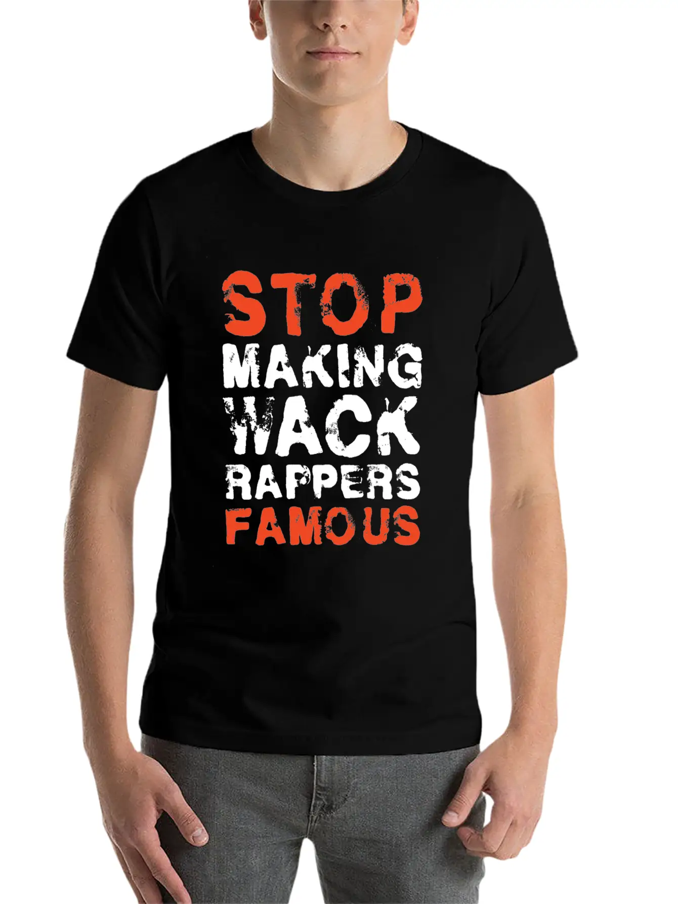 Funny Stop Making Wack Rappers Famous Rap Gift Comfortable Minimalist Graphic Tee – Summer Style Essential