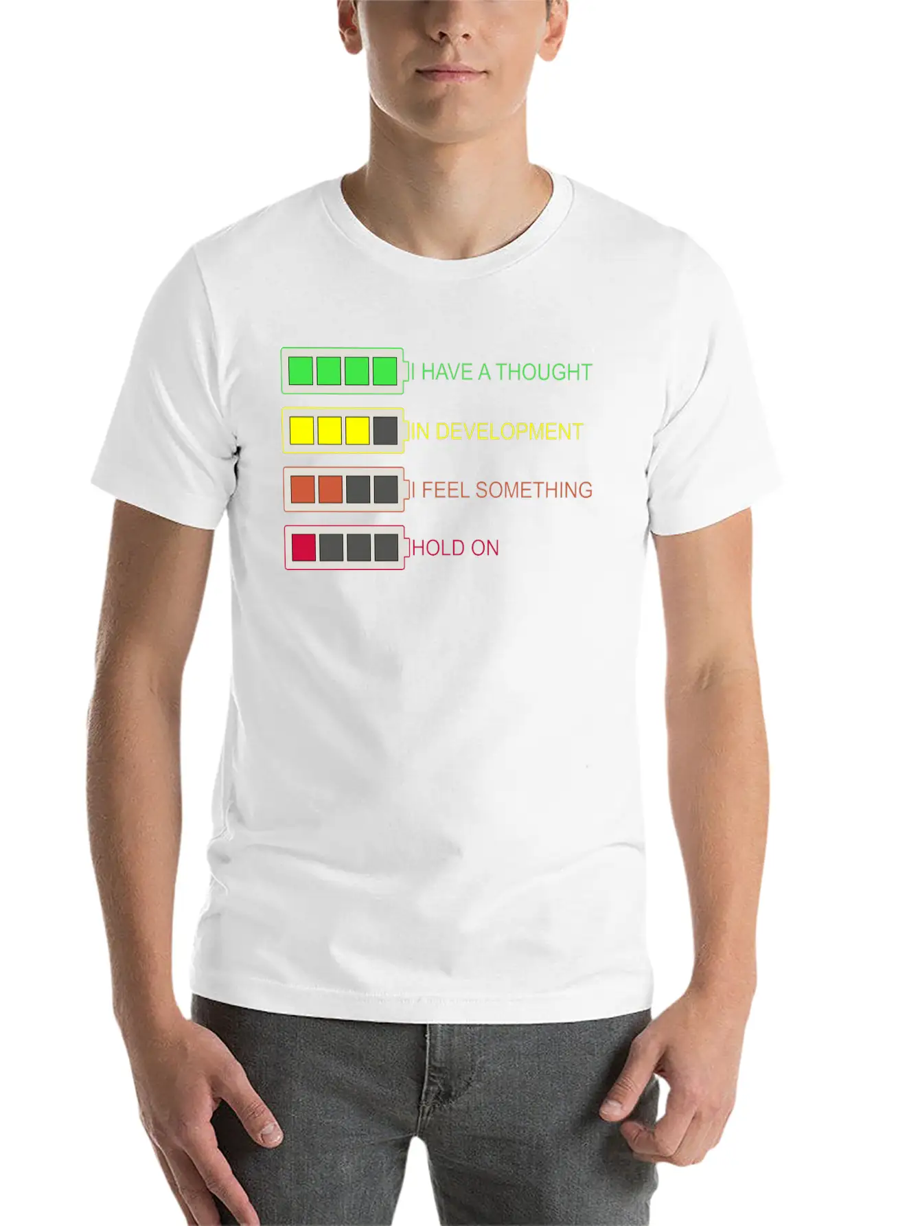 Funny Thinker Graphic Essential Unisex Summer Tee – Soft Cotton Casual Fit