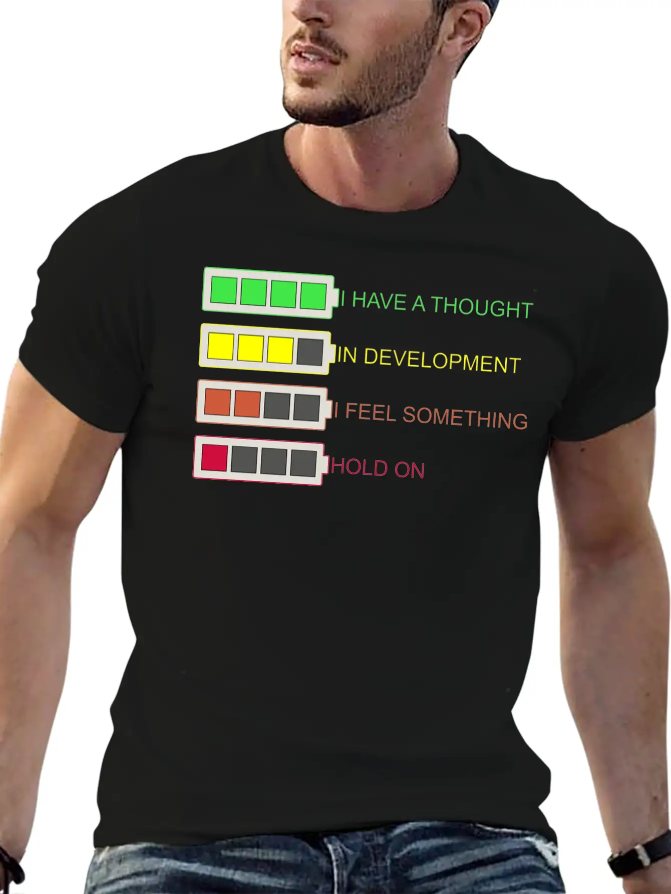Funny Thinker Graphic Essential Unisex Summer Tee – Soft Cotton Casual Fit