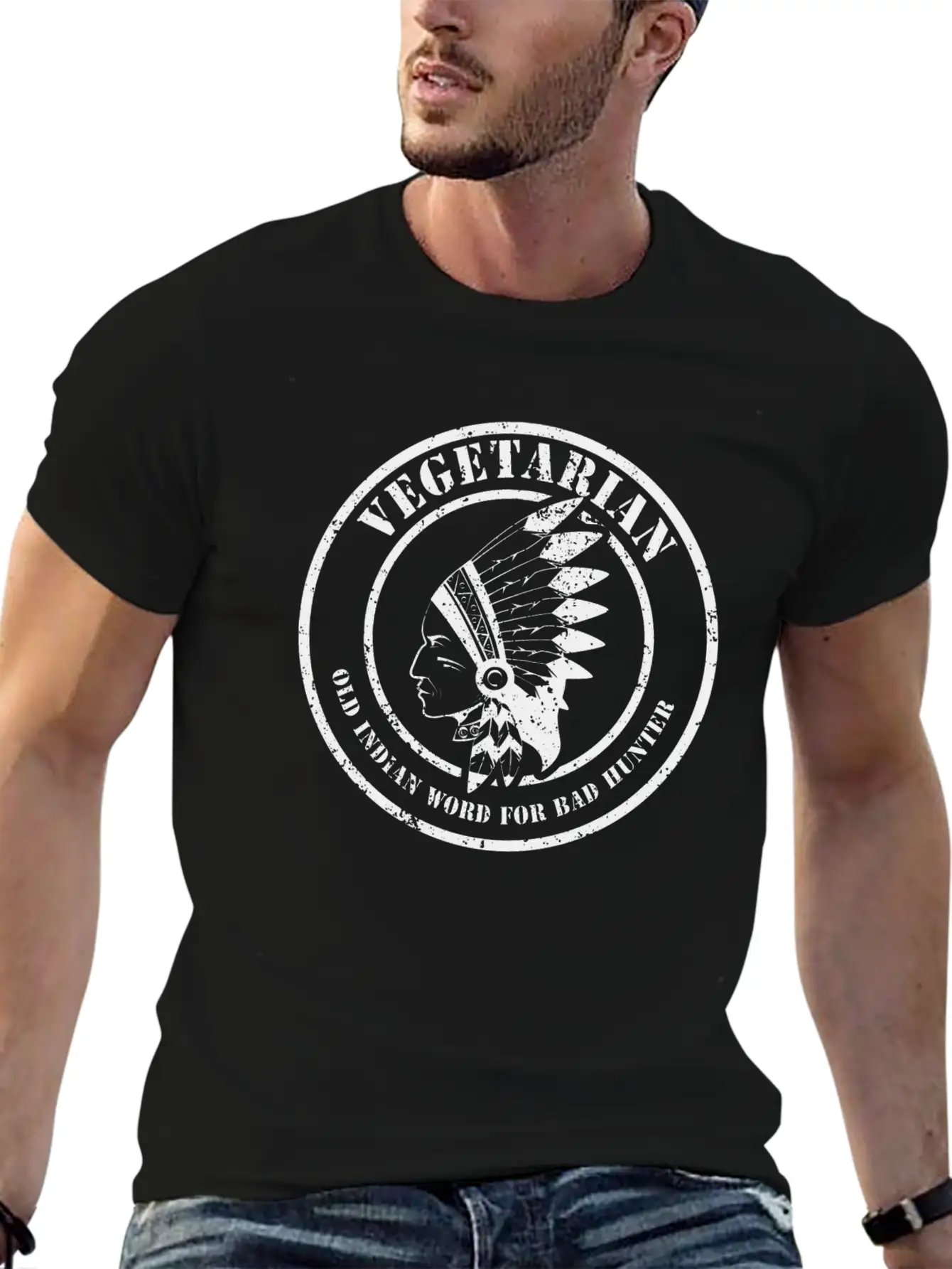 Funny Vegetarian Shirt Basic Graphic T-Shirt – Daily Comfort In Soft Cotton