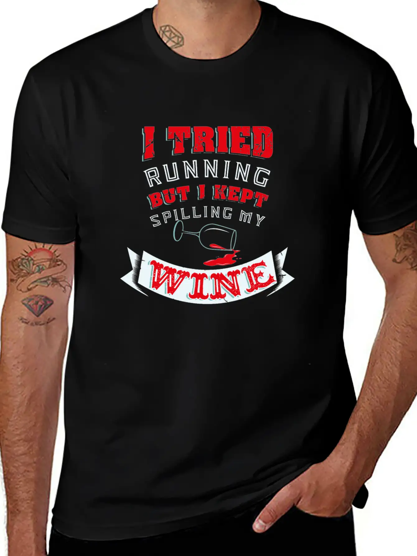 Funny Wine T-shirt Stylish Everyday T-Shirt – Unisex Basic Cotton Tee