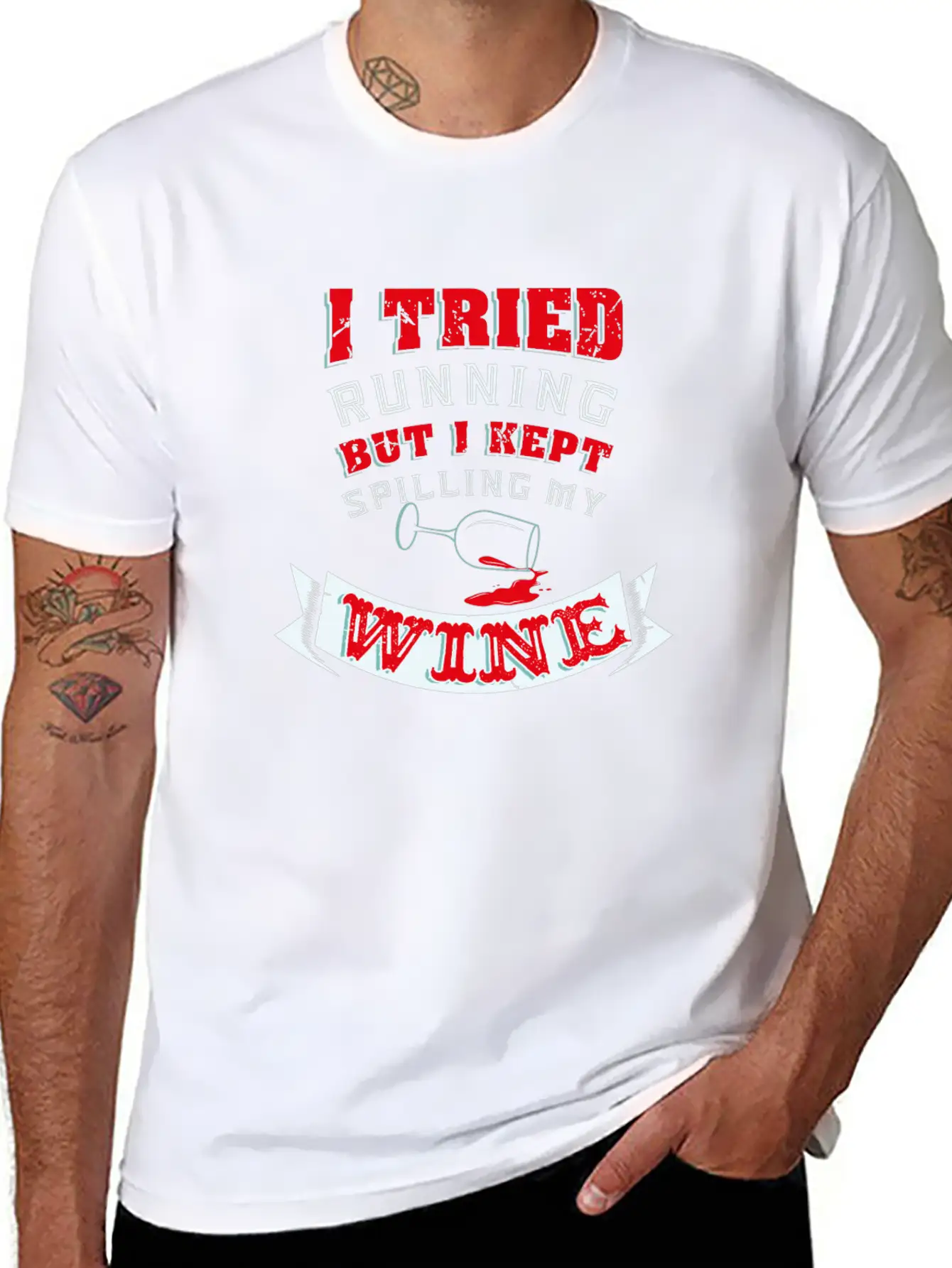 Funny Wine T-shirt Stylish Everyday T-Shirt – Unisex Basic Cotton Tee
