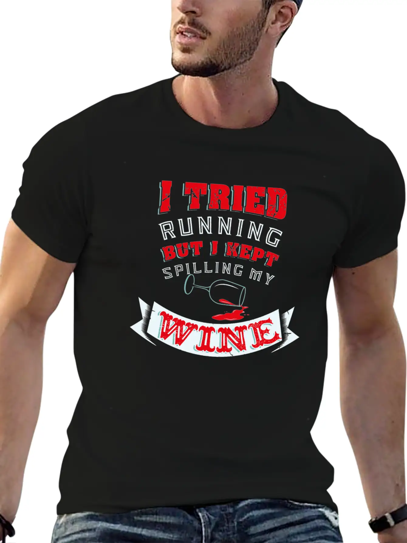 Funny Wine T-shirt Stylish Everyday T-Shirt – Unisex Basic Cotton Tee