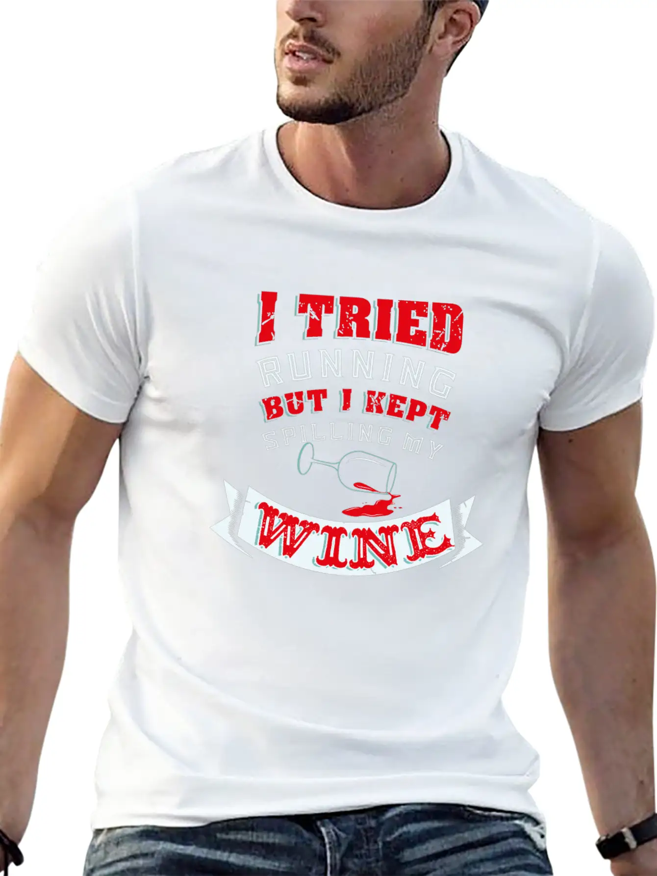 Funny Wine T-shirt Stylish Everyday T-Shirt – Unisex Basic Cotton Tee