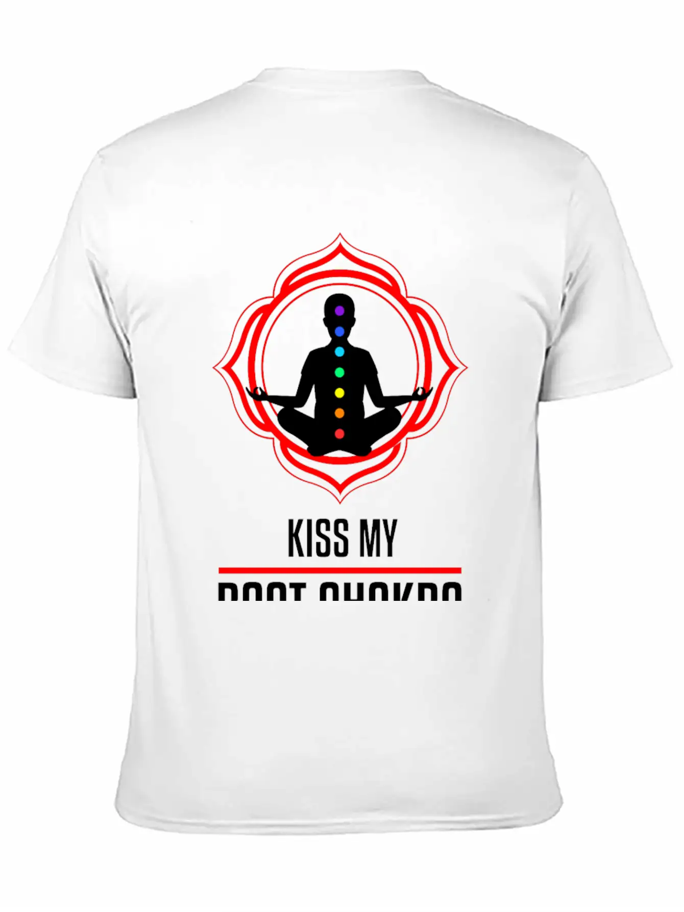 Funny Zen Yoga Lover Kiss My Root Chakra Yogi Gift Basic Graphic T-Shirt – Daily Comfort In Soft Cotton