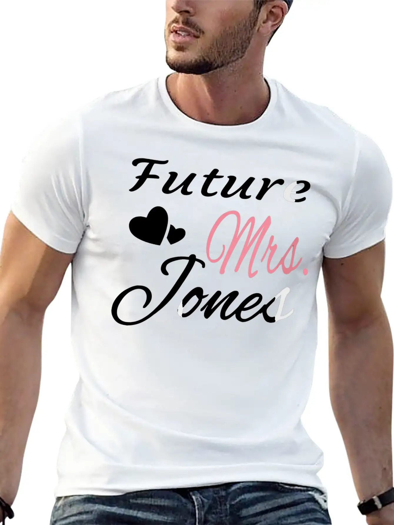 Future Mrs Jones Bride Wife Bridal Shower Engaged Timeless Short Sleeve Tee – Comfy And Minimalist Design