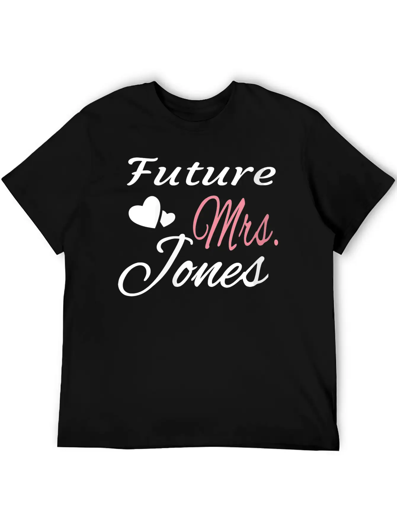 Future Mrs Jones Bride Wife Bridal Shower Engaged Timeless Short Sleeve Tee – Comfy And Minimalist Design
