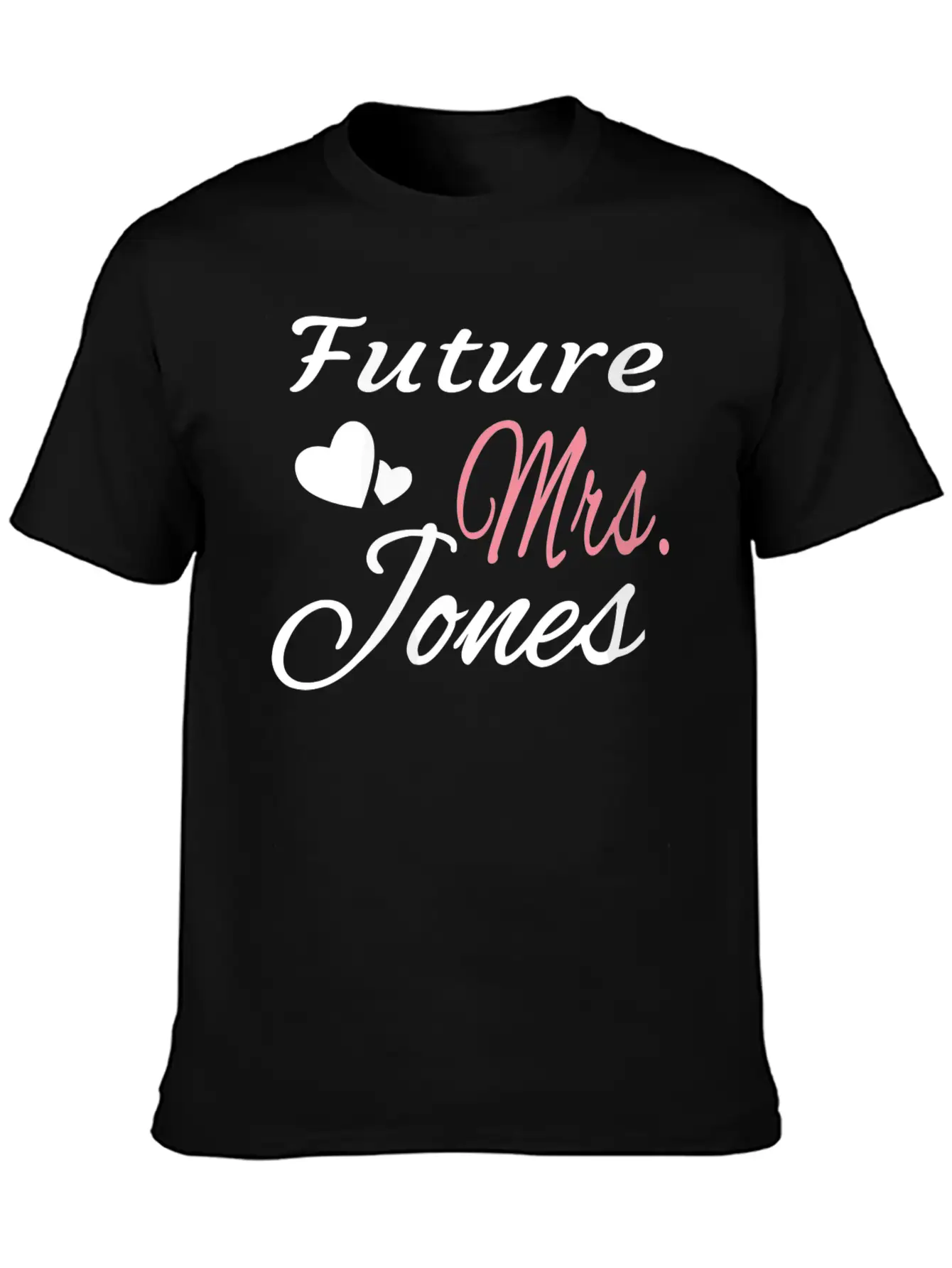 Future Mrs Jones Bride Wife Bridal Shower Engaged Timeless Short Sleeve Tee – Comfy And Minimalist Design