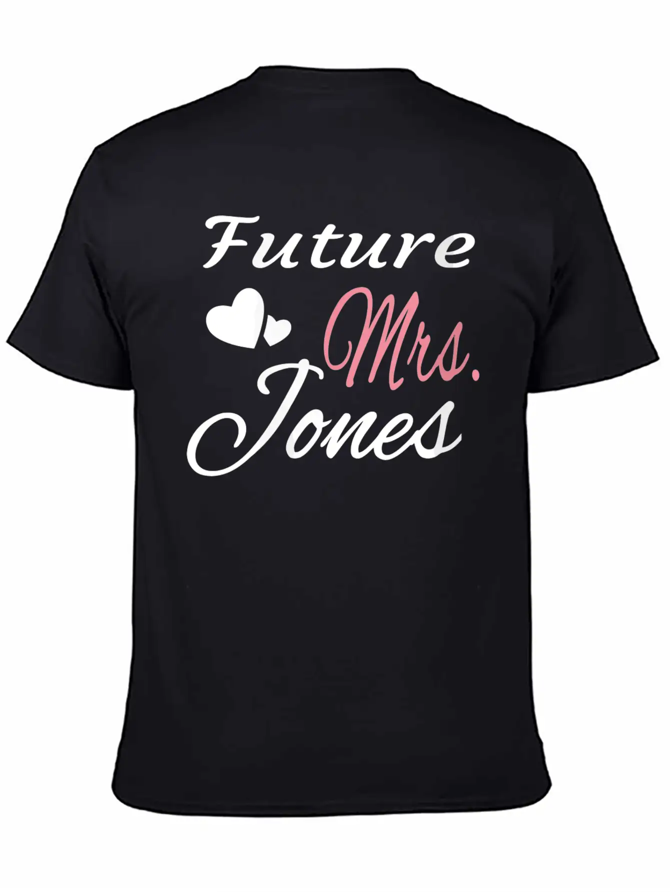 Future Mrs Jones Bride Wife Bridal Shower Engaged Timeless Short Sleeve Tee – Comfy And Minimalist Design
