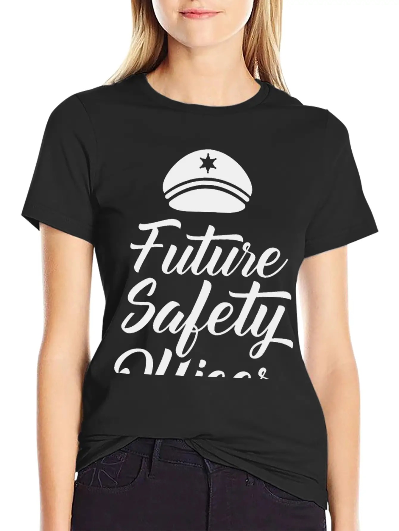 Future Safety Officer Saying Security Cop Guard Unisex Casual T-Shirt – Clean Design For Daily Comfort