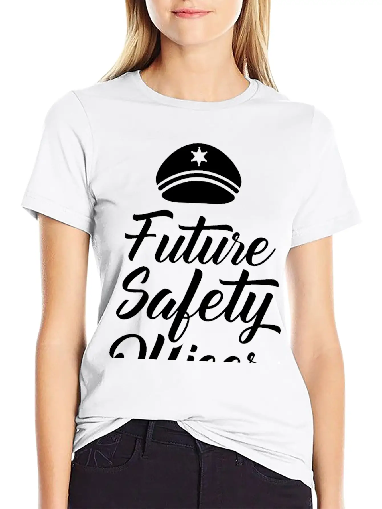 Future Safety Officer Saying Security Cop Guard Unisex Casual T-Shirt – Clean Design For Daily Comfort