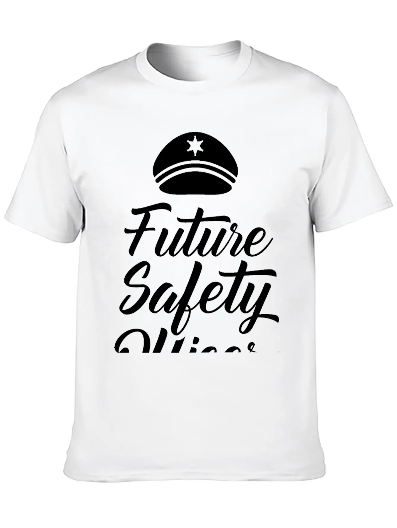 Future Safety Officer Saying Security Cop Guard Unisex Casual T-Shirt – Clean Design For Daily Comfort