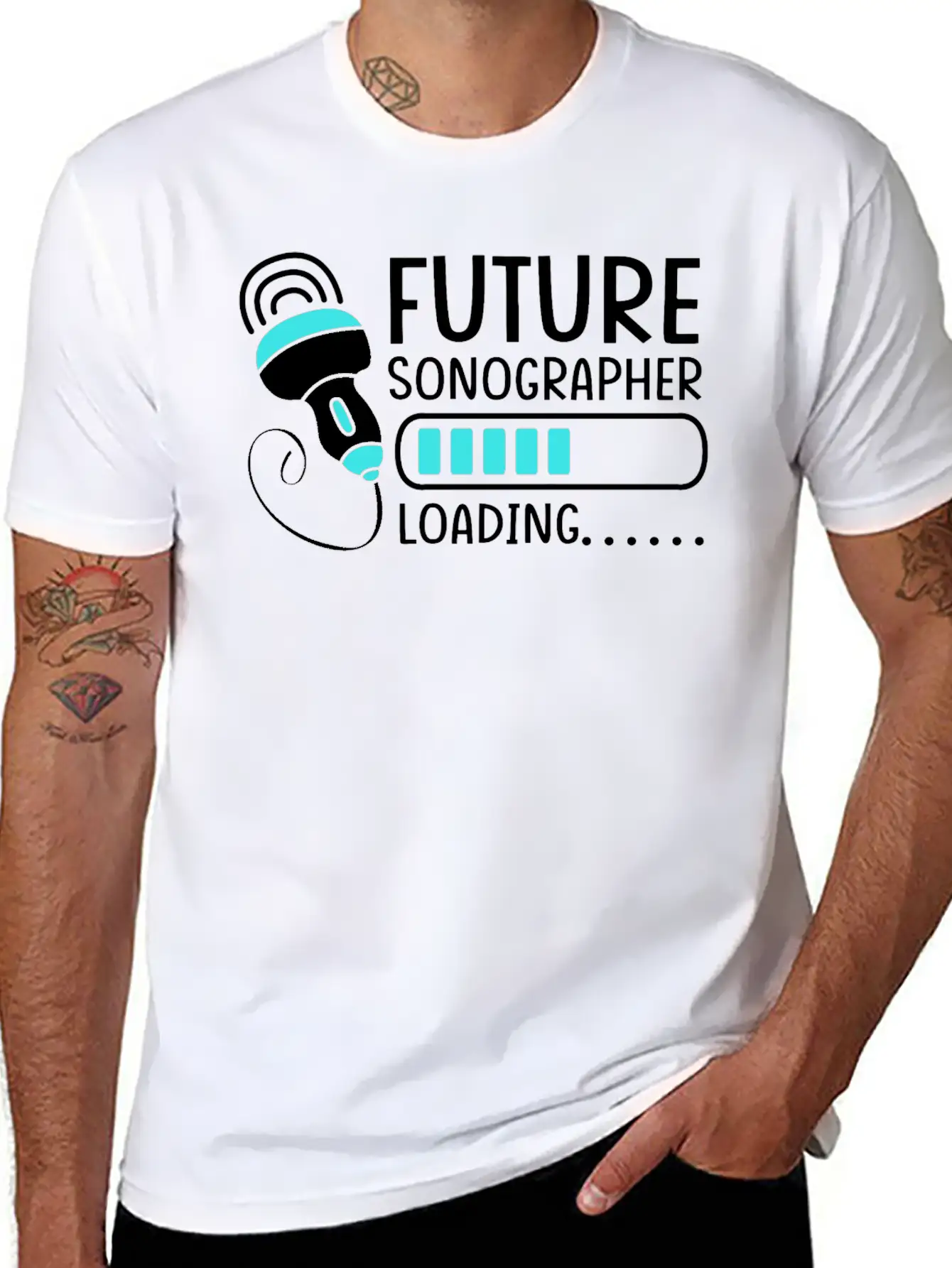 Future Sonographer Echo Tech Cardiac Sonography Timeless Short Sleeve Tee – Comfy And Minimalist Design
