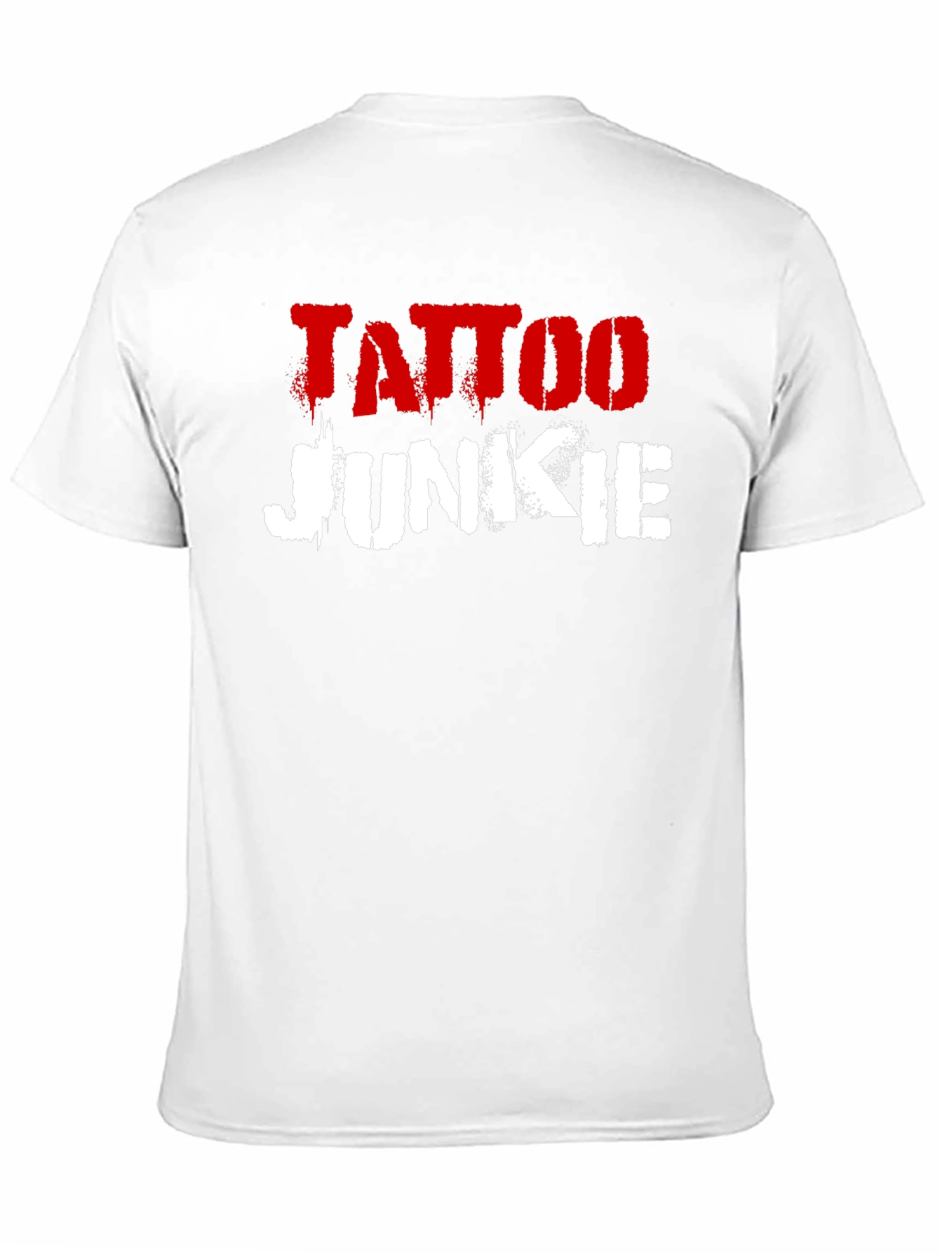 Tattoo Junkie Black Graphic Tee Shirt