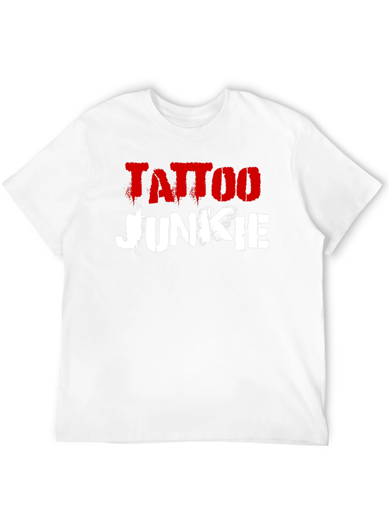 Tattoo Junkie Black Graphic Tee Shirt