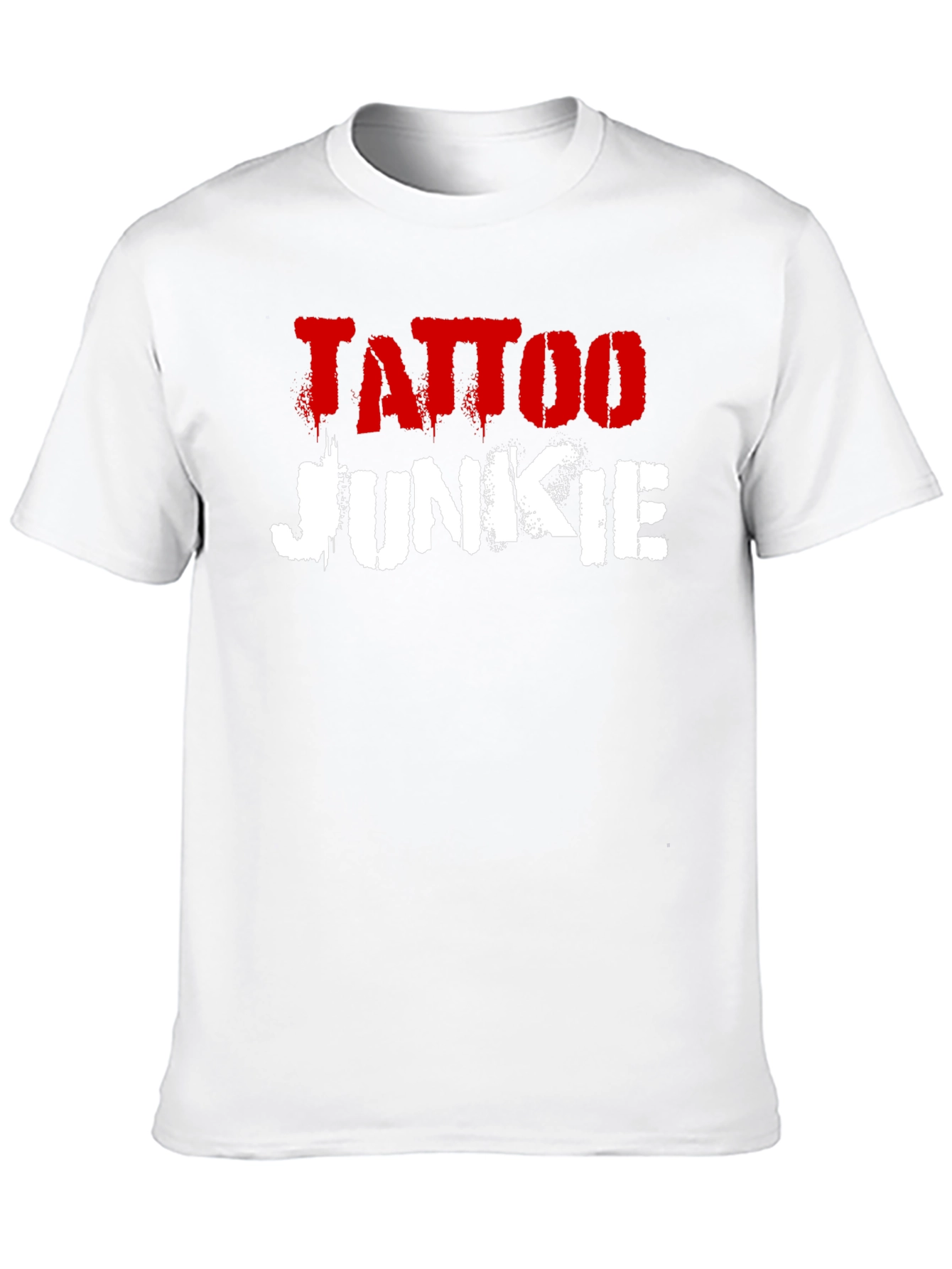 Tattoo Junkie Black Graphic Tee Shirt