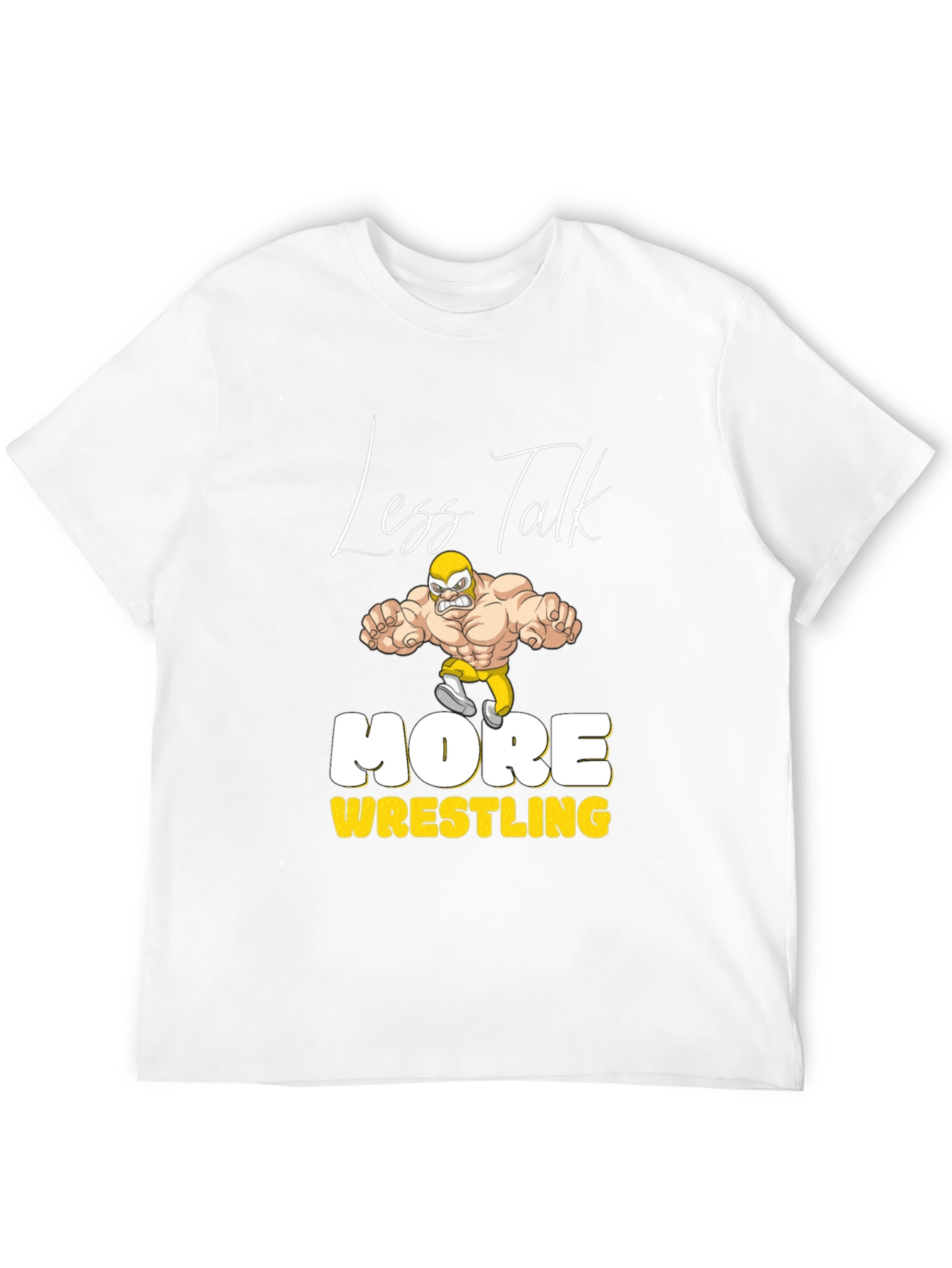 Less Talk More Wrestling Graphic Tee