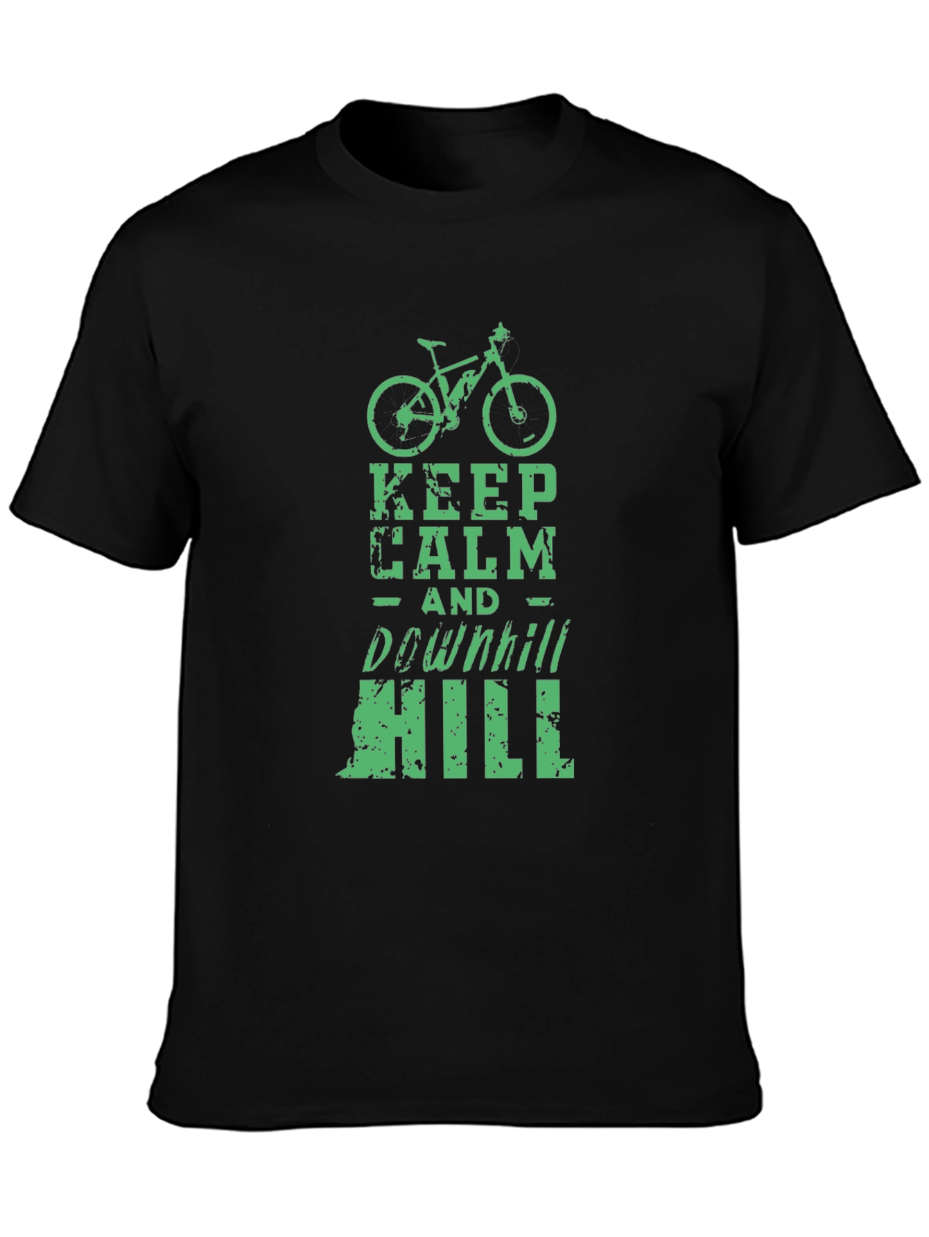 Keep Calm Downhill Mountain Bike T-Shirt