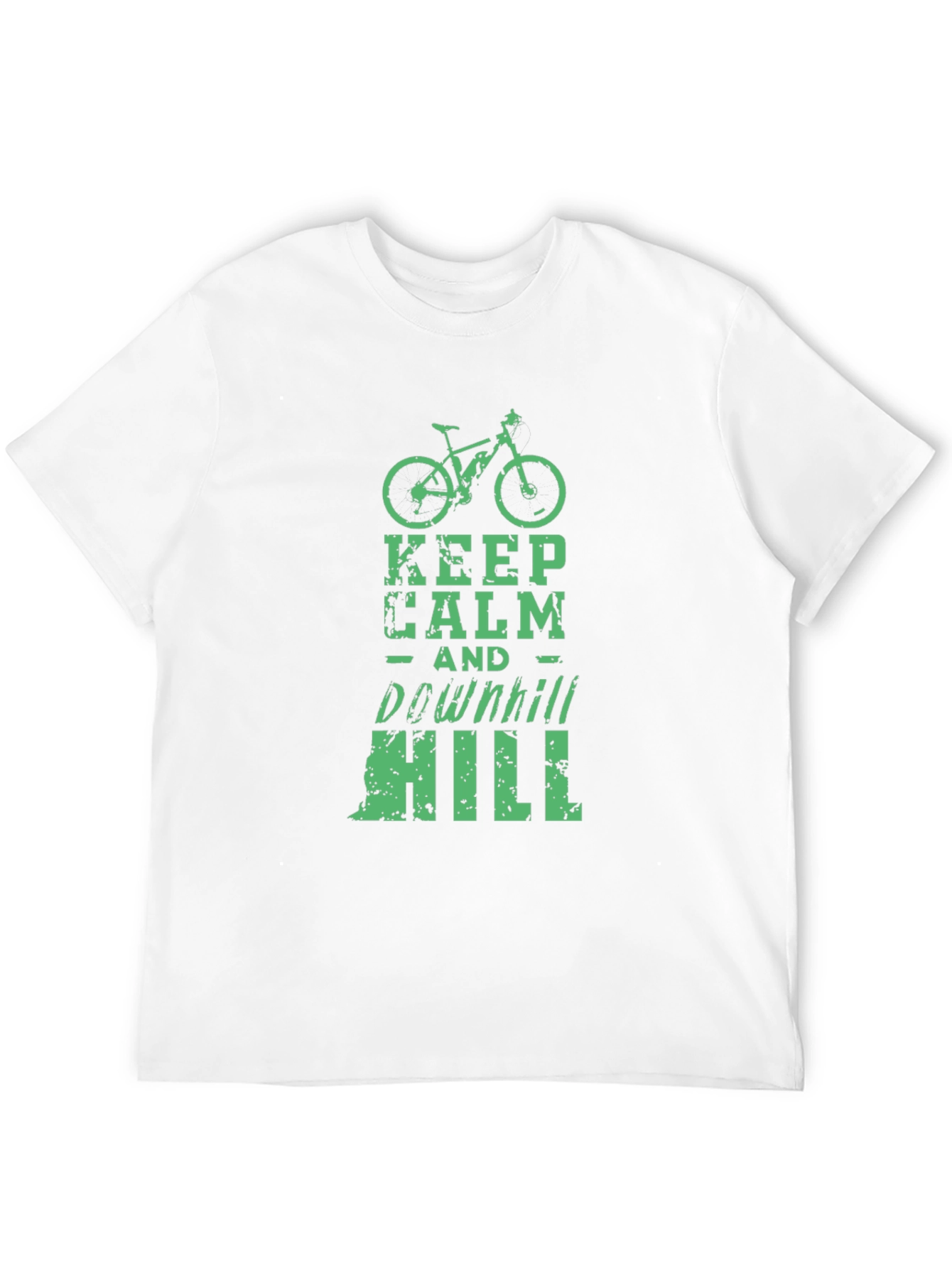 Keep Calm Downhill Mountain Bike T-Shirt