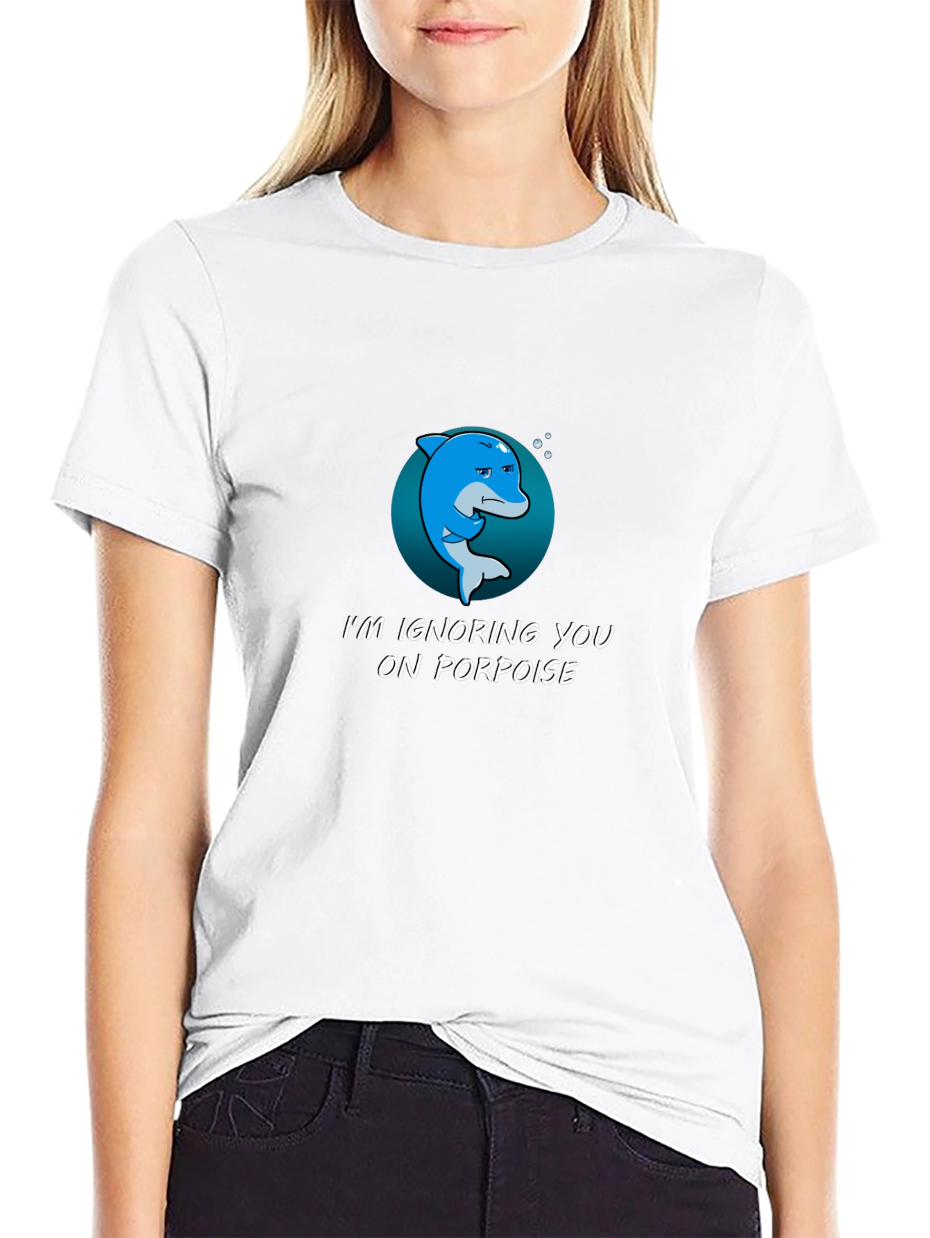 Ignoring You On Porpoise Graphic T-Shirt