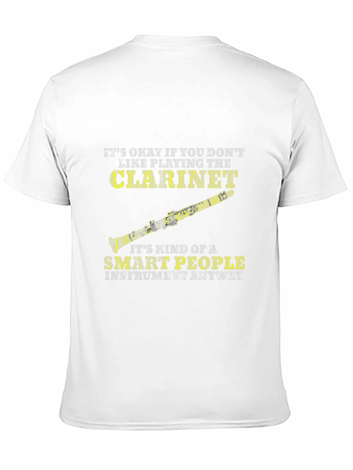 Clarinet Player Smart People T-Shirt