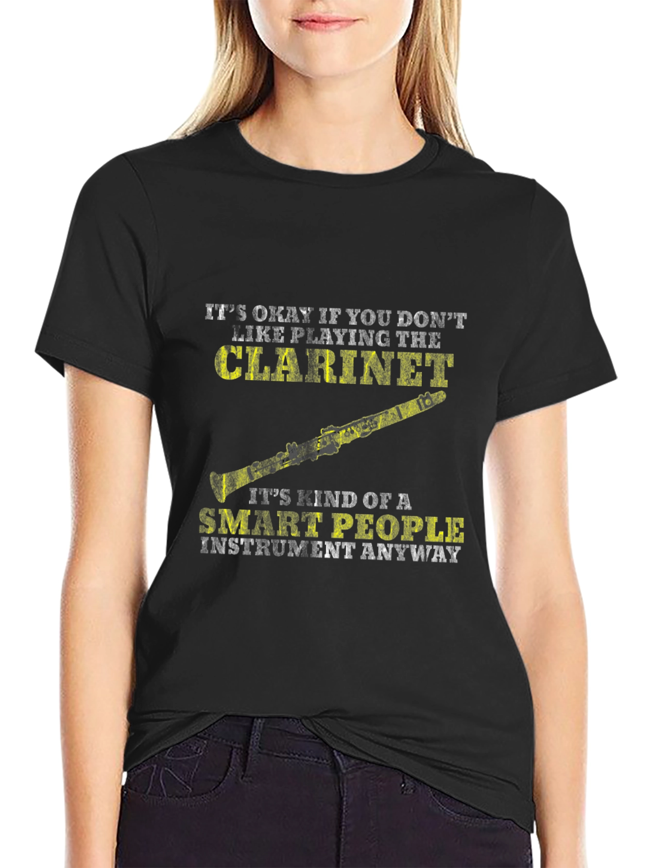 Clarinet Player Smart People T-Shirt
