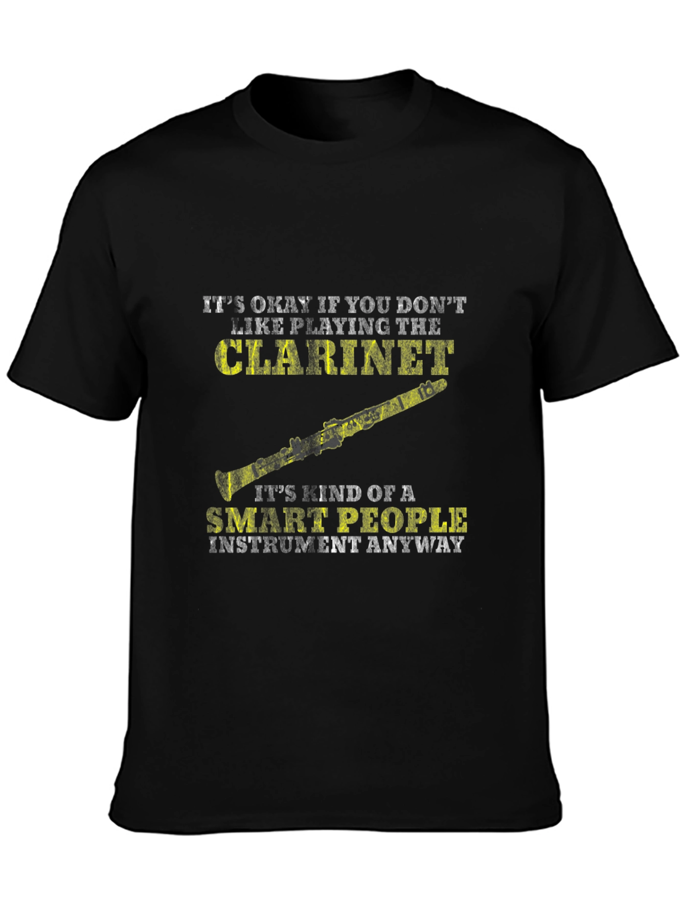 Clarinet Player Smart People T-Shirt