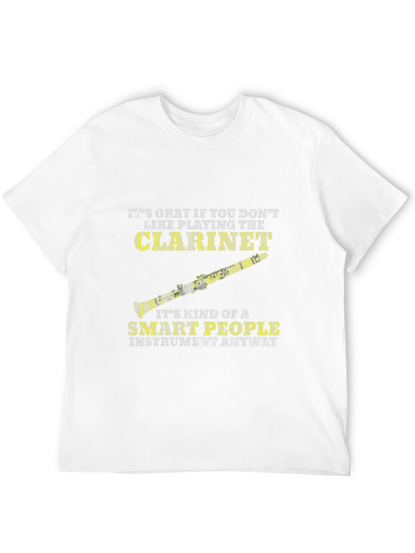 Clarinet Player Smart People T-Shirt