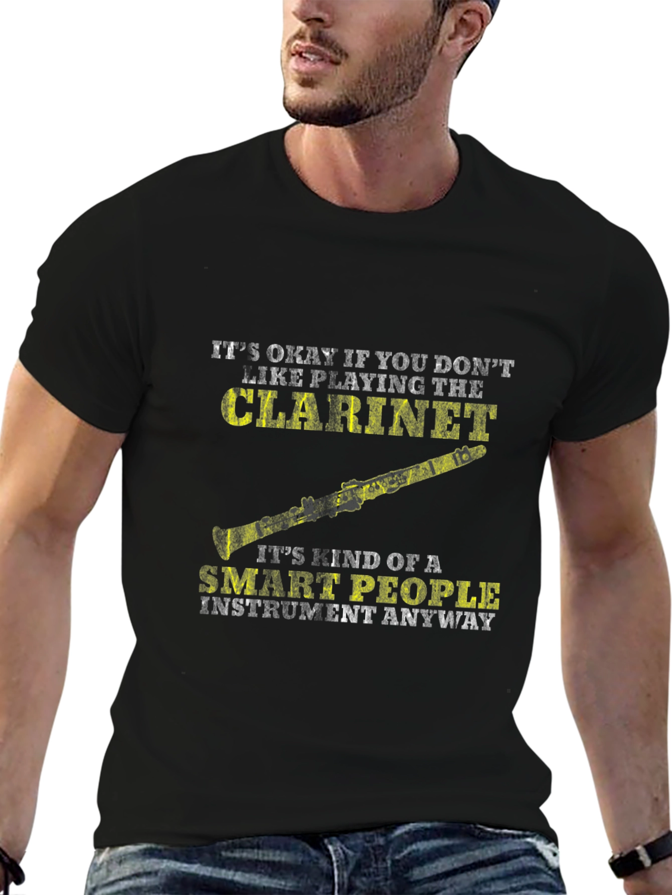 Clarinet Player Smart People T-Shirt