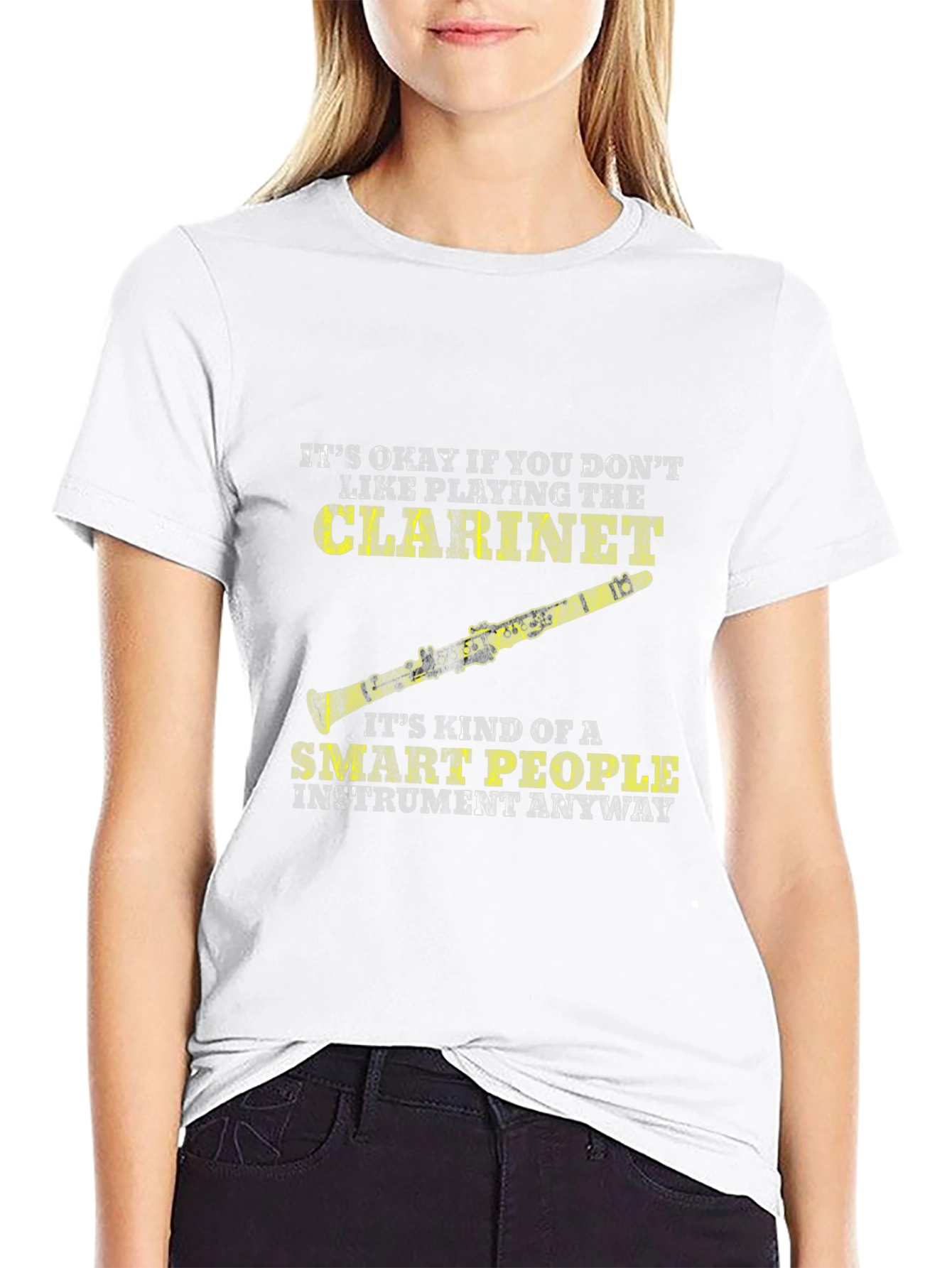 Clarinet Player Smart People T-Shirt