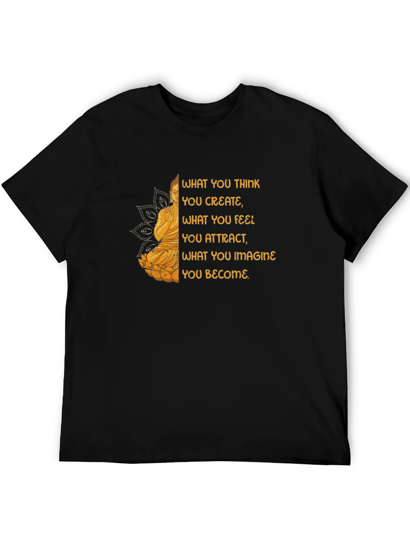 Buddha Graphic Tee - Think Create Imagine