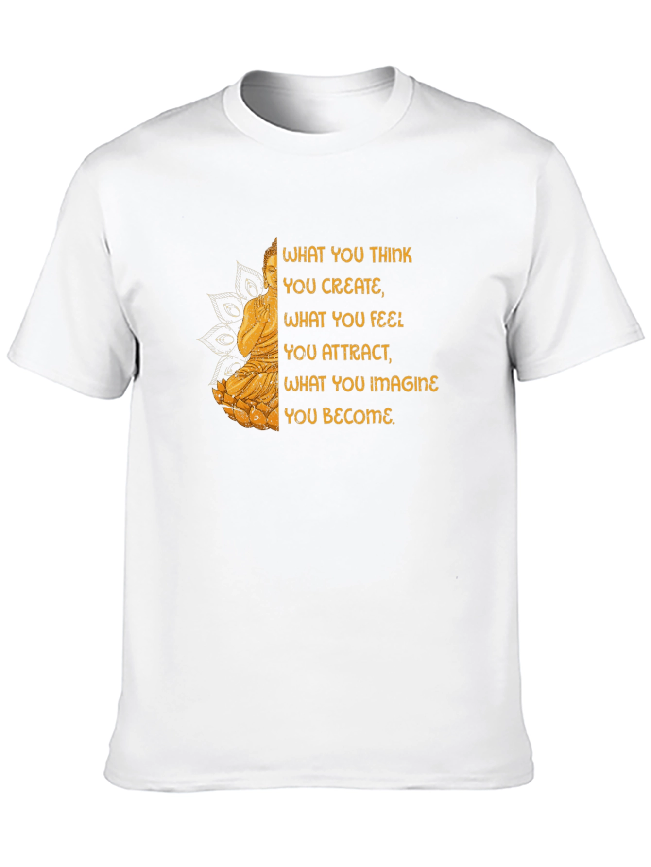 Buddha Graphic Tee - Think Create Imagine