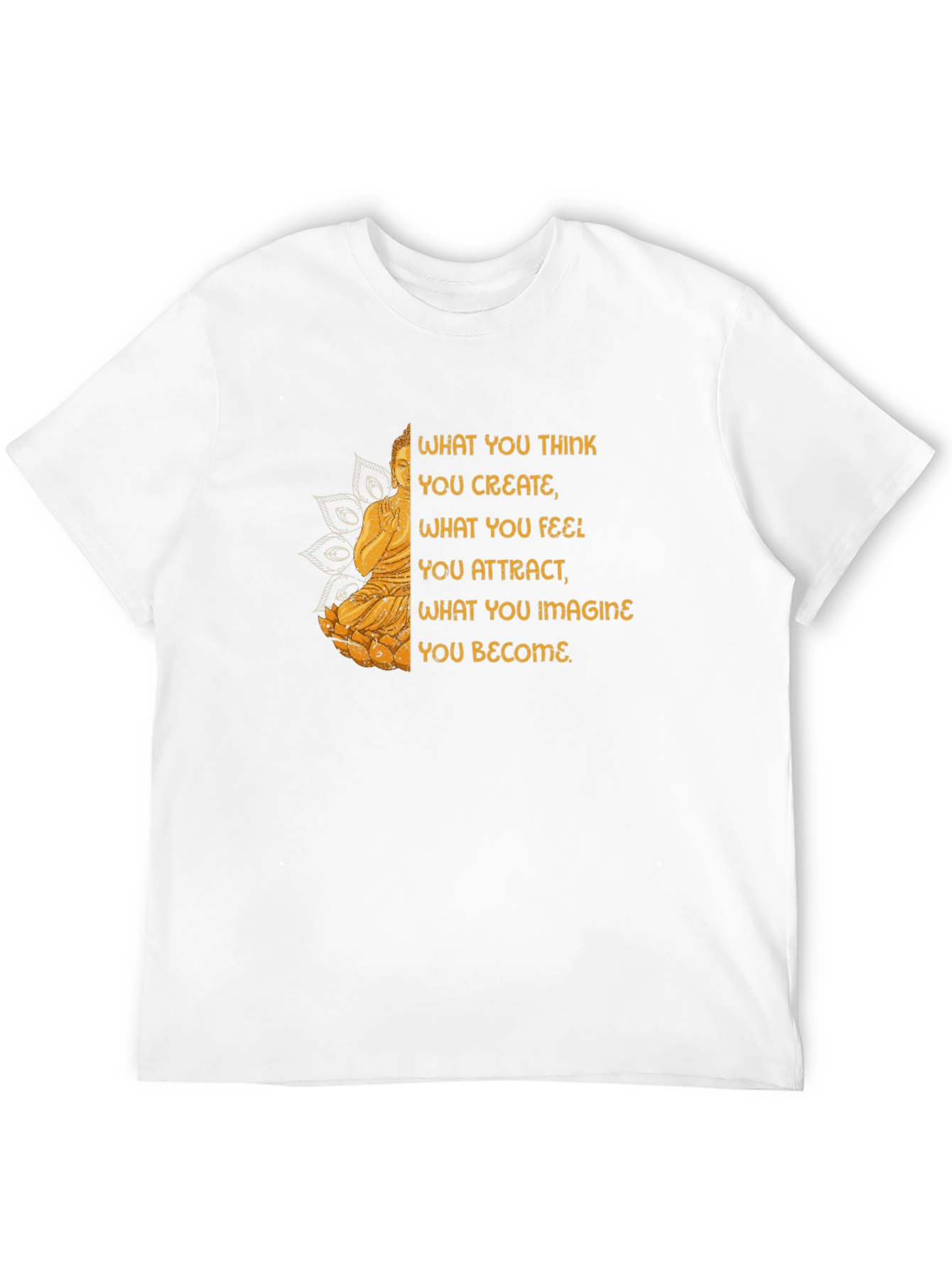 Buddha Graphic Tee - Think Create Imagine