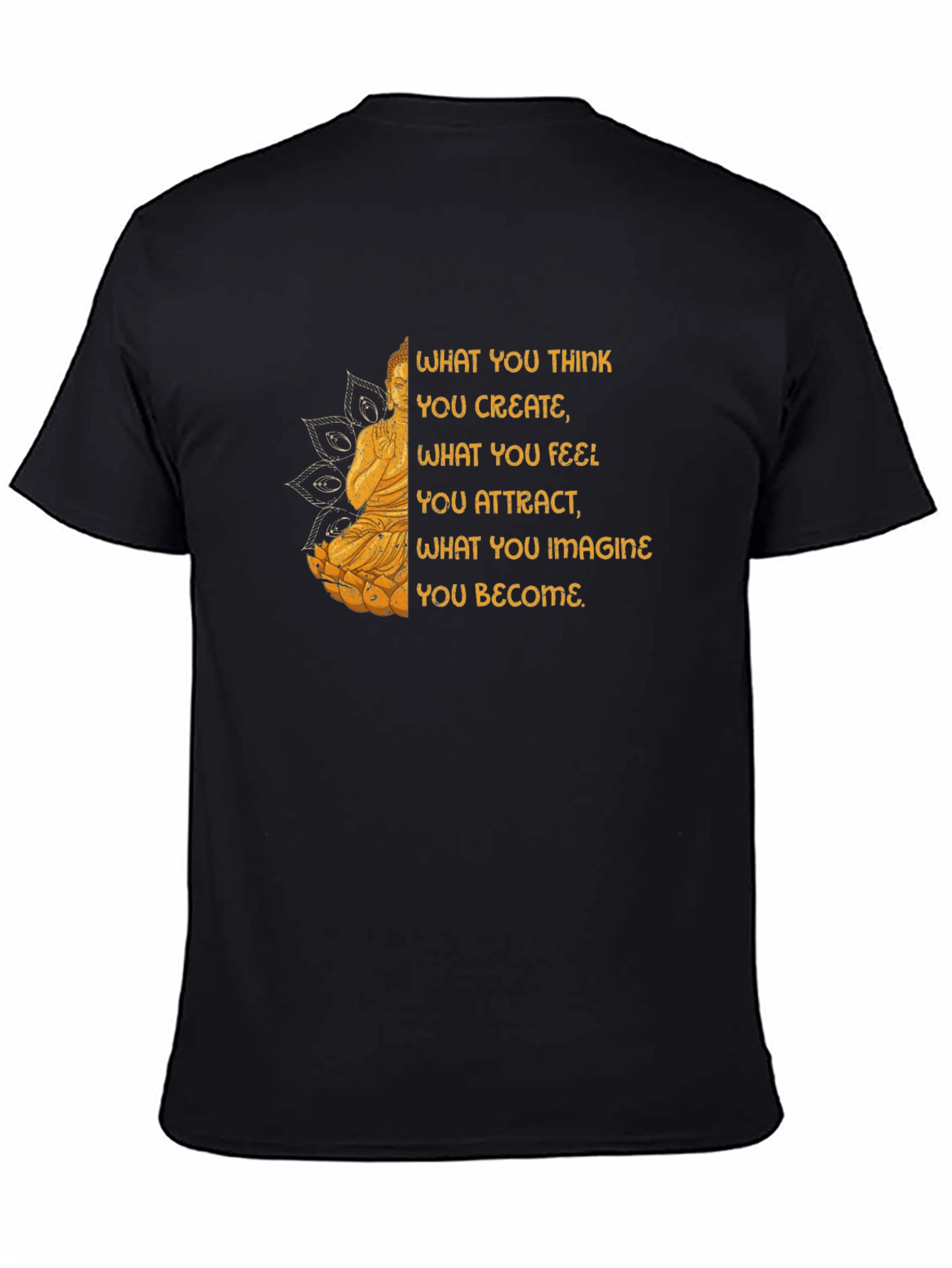 Buddha Graphic Tee - Think Create Imagine