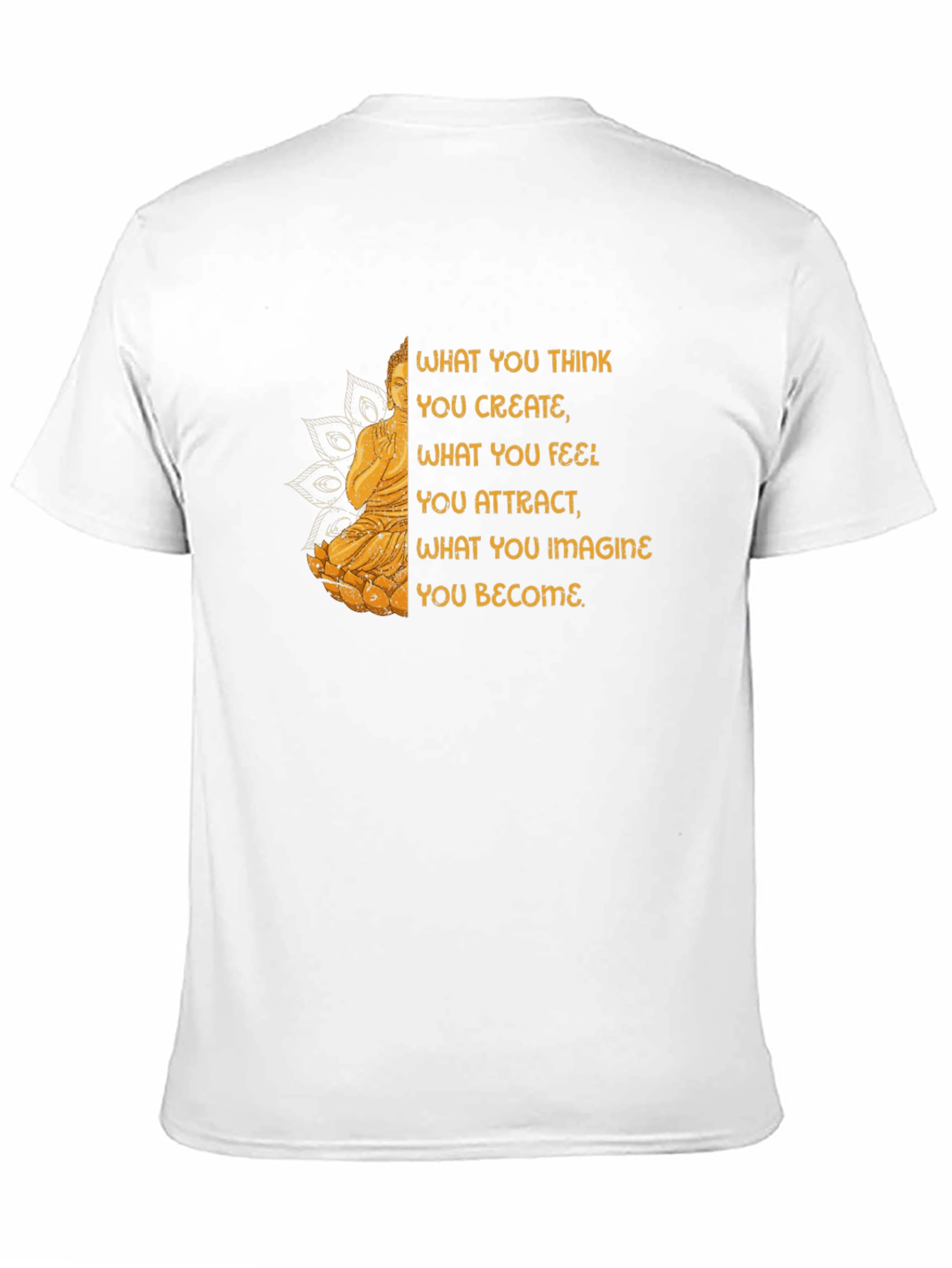 Buddha Graphic Tee - Think Create Imagine
