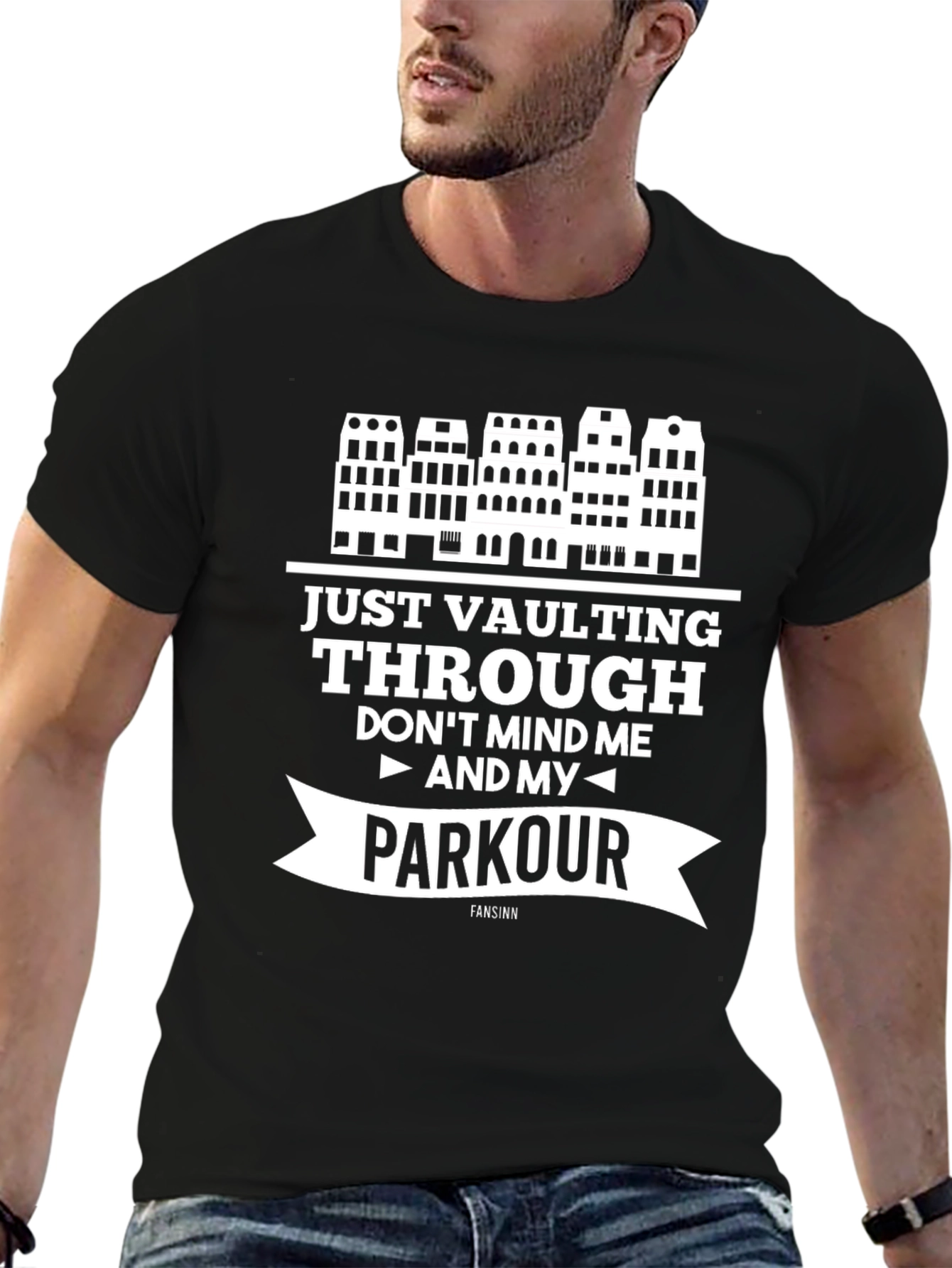 Parkour Graphic T-Shirt - Just Vaulting Through