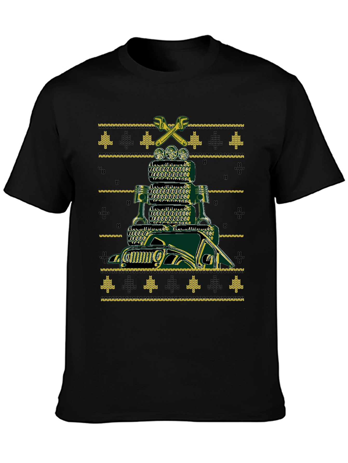 Jeep Ugly Christmas Sweater T-Shirt