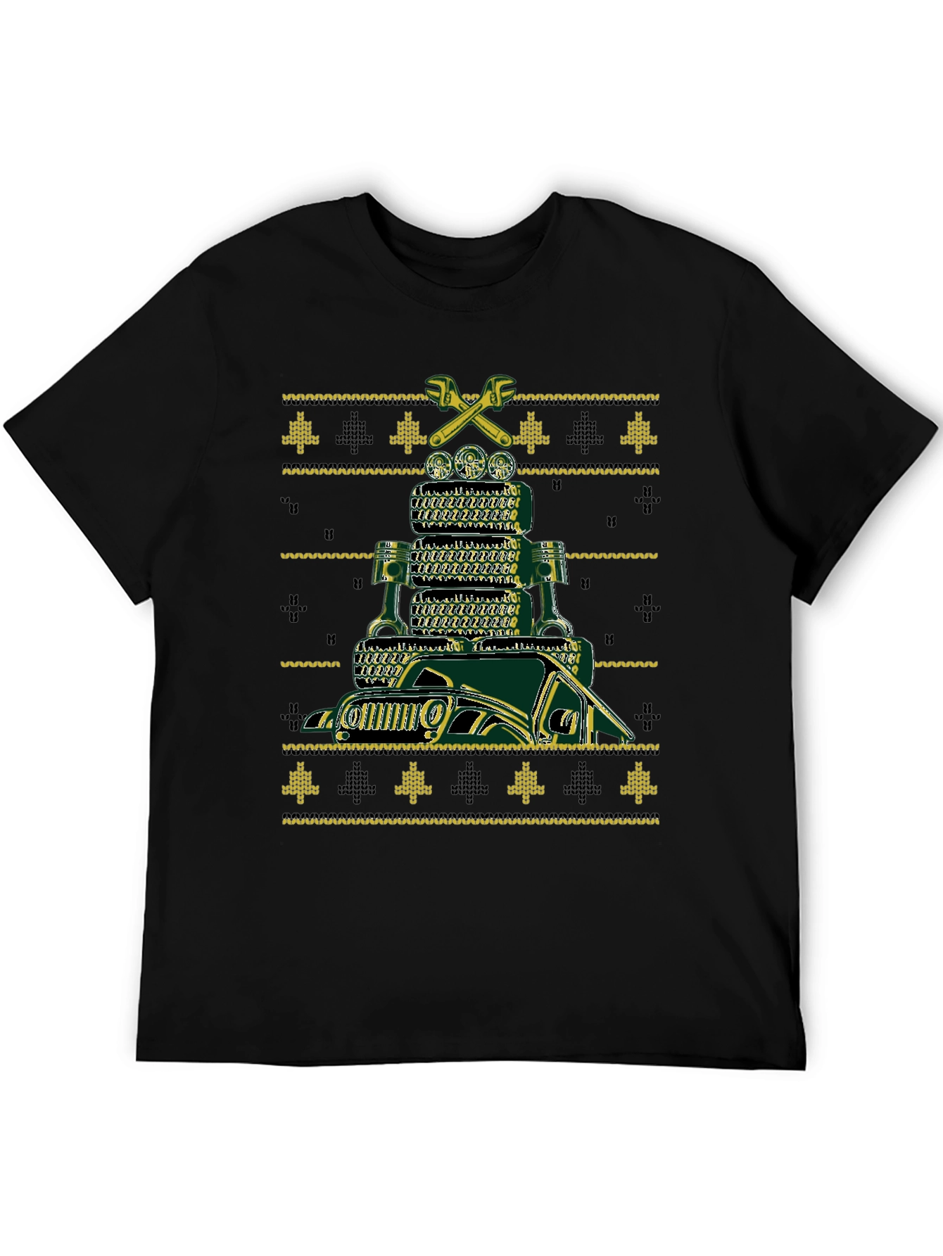 Jeep Ugly Christmas Sweater T-Shirt