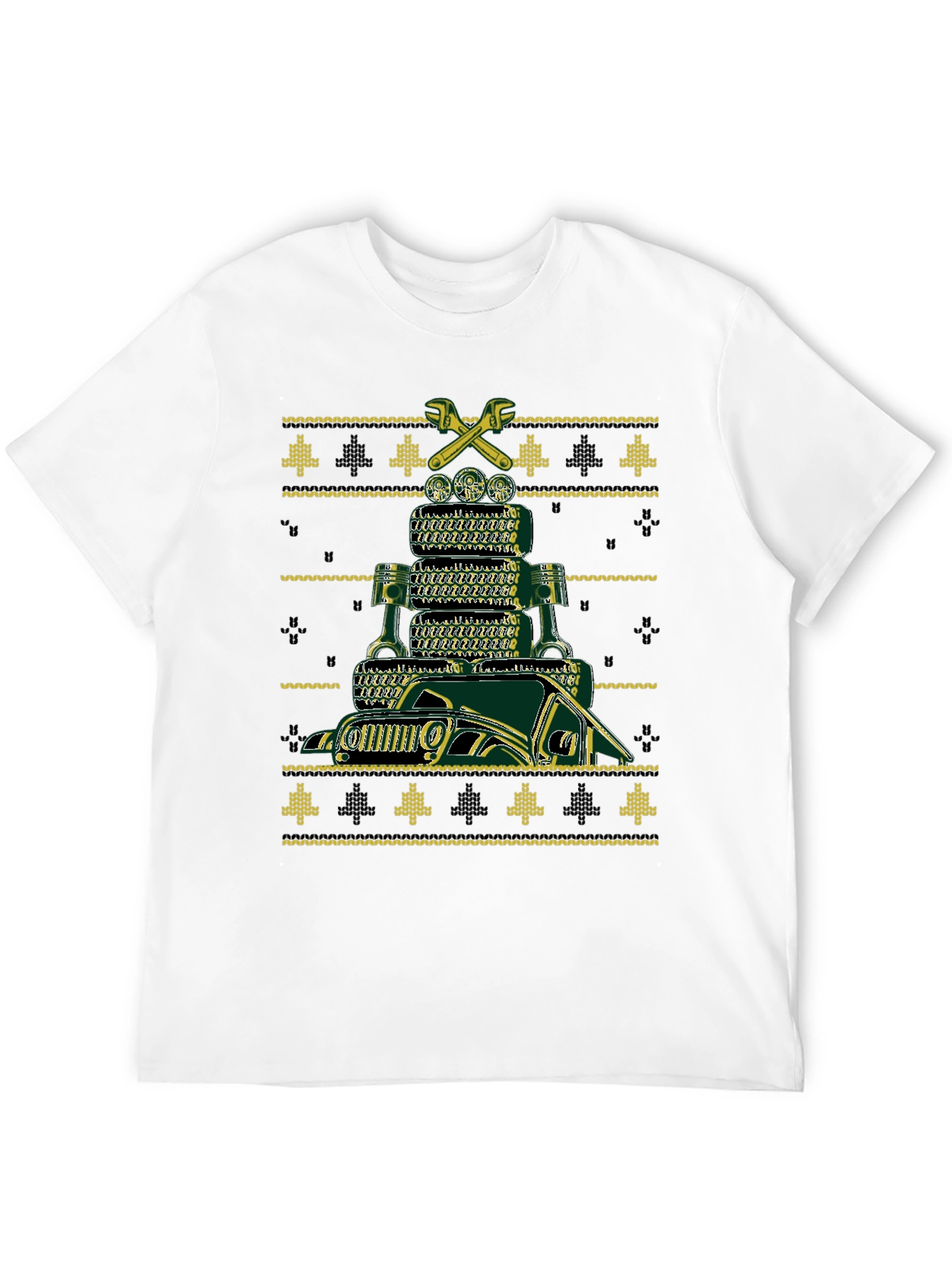 Jeep Ugly Christmas Sweater T-Shirt