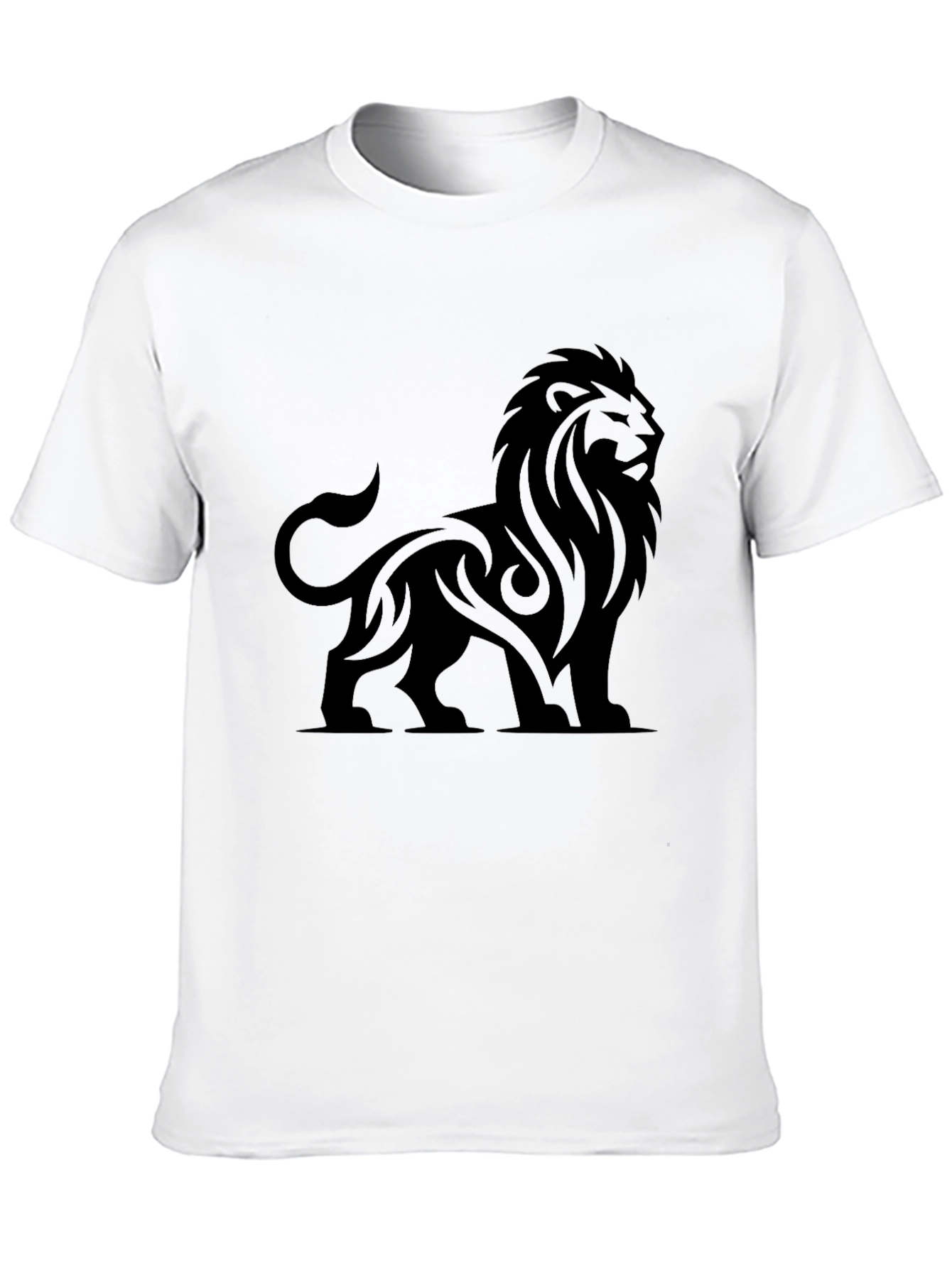 Lion Graphic Tee - Classic Black T-Shirt