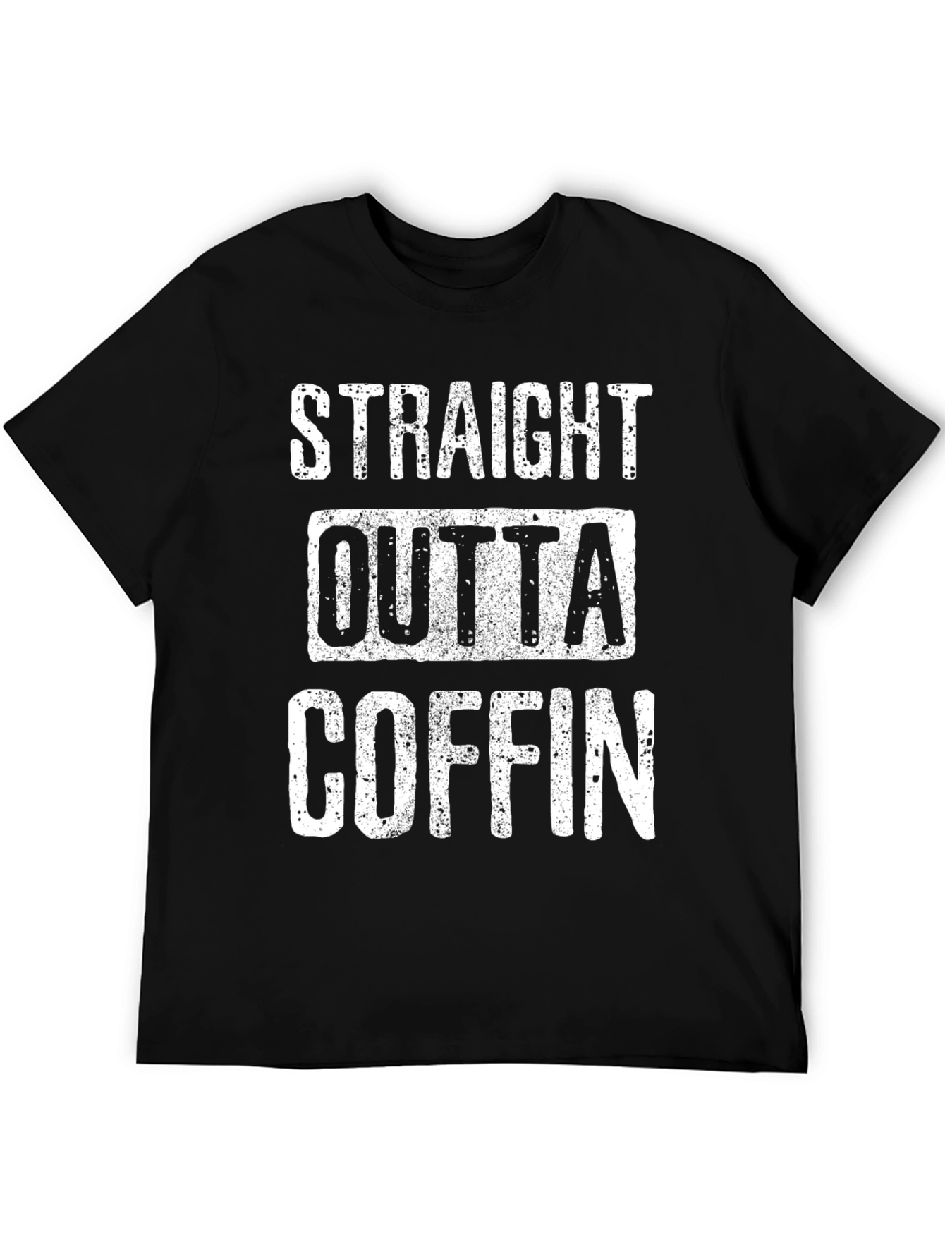 Straight Outta Coffin Graphic T-Shirt - Humor Tee