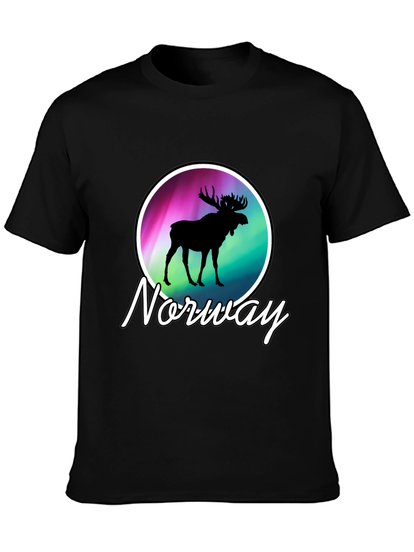 Norway Moose Graphic T-Shirt