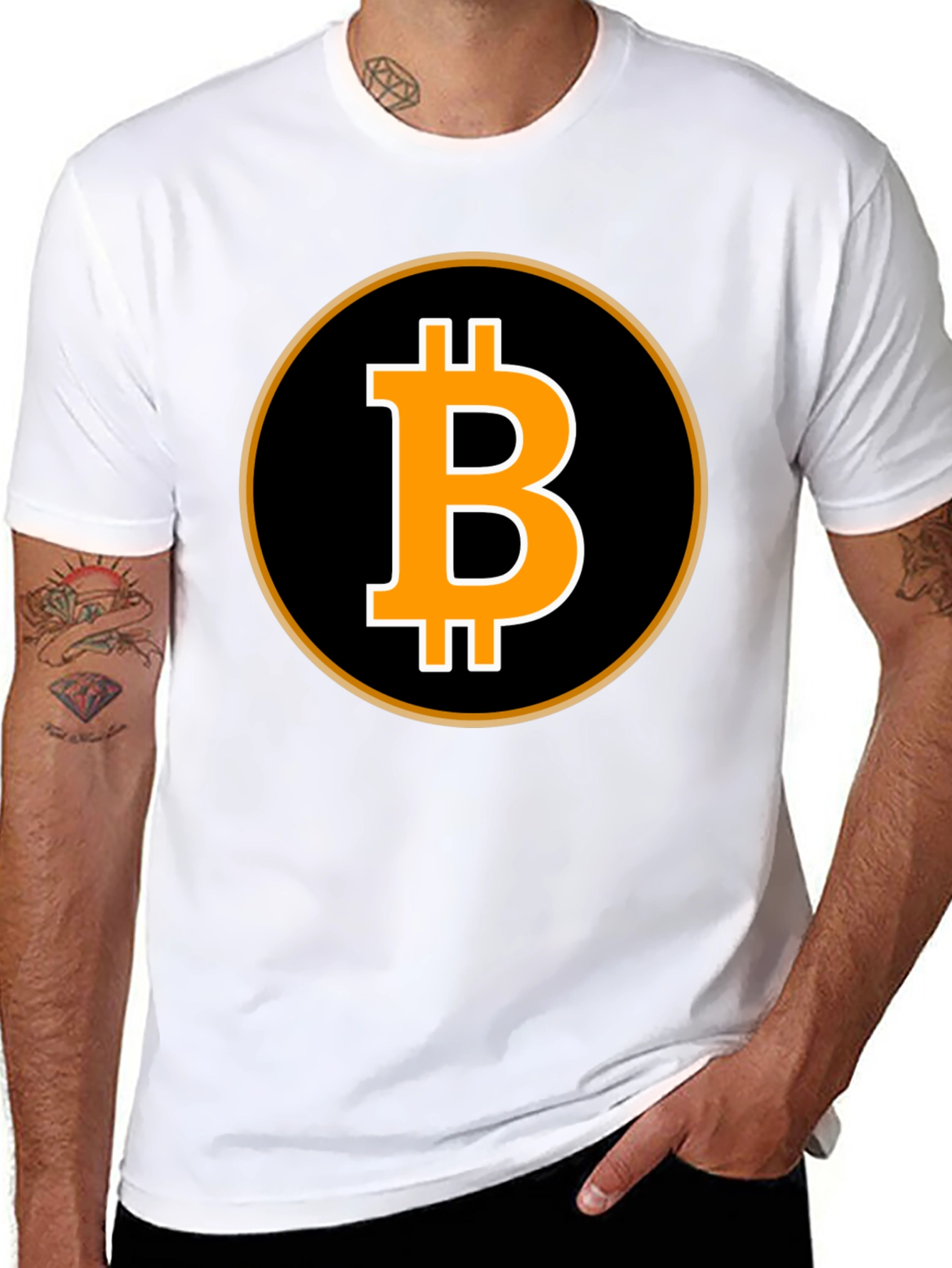 Bitcoin Emblem T-Shirt - Cryptocurrency Tee