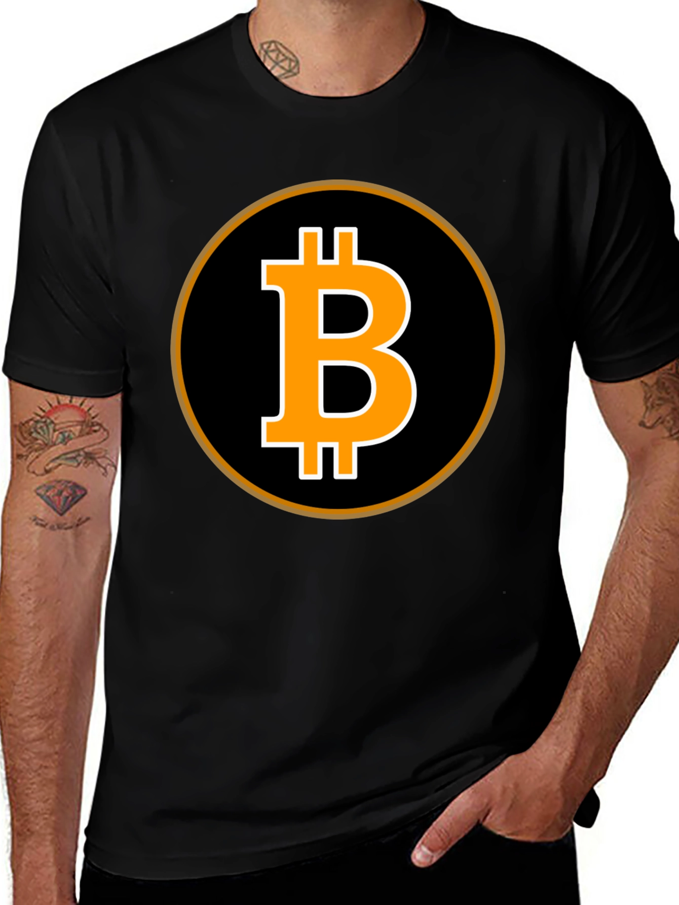 Bitcoin Emblem T-Shirt - Cryptocurrency Tee
