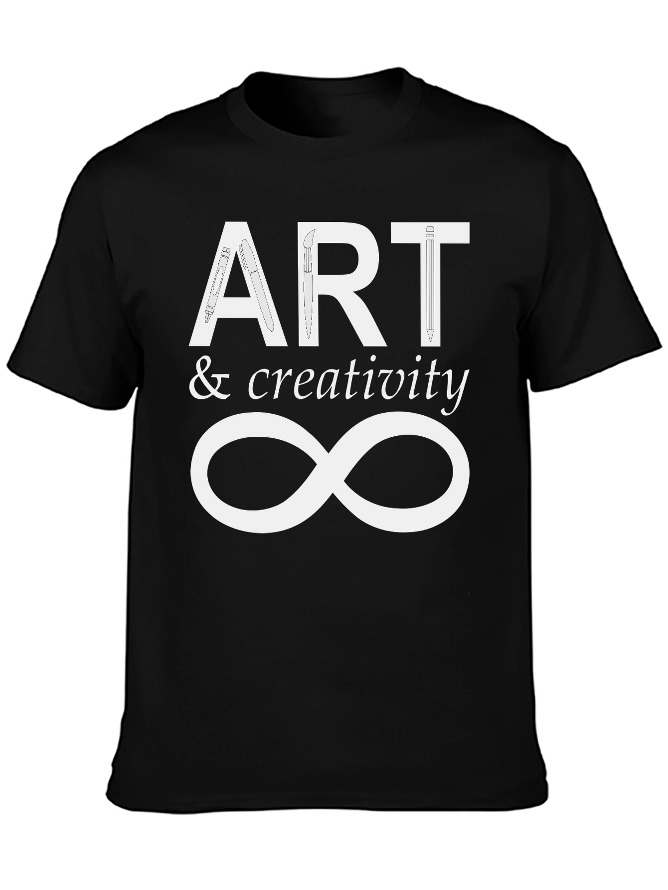 Art & Creativity Infinity T-Shirt - Black