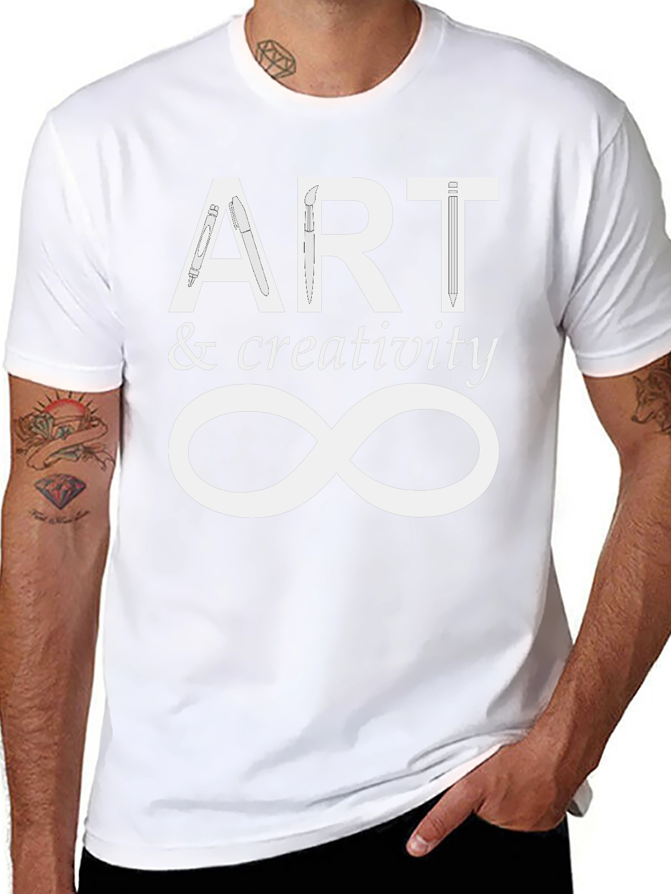 Art & Creativity Infinity T-Shirt - Black