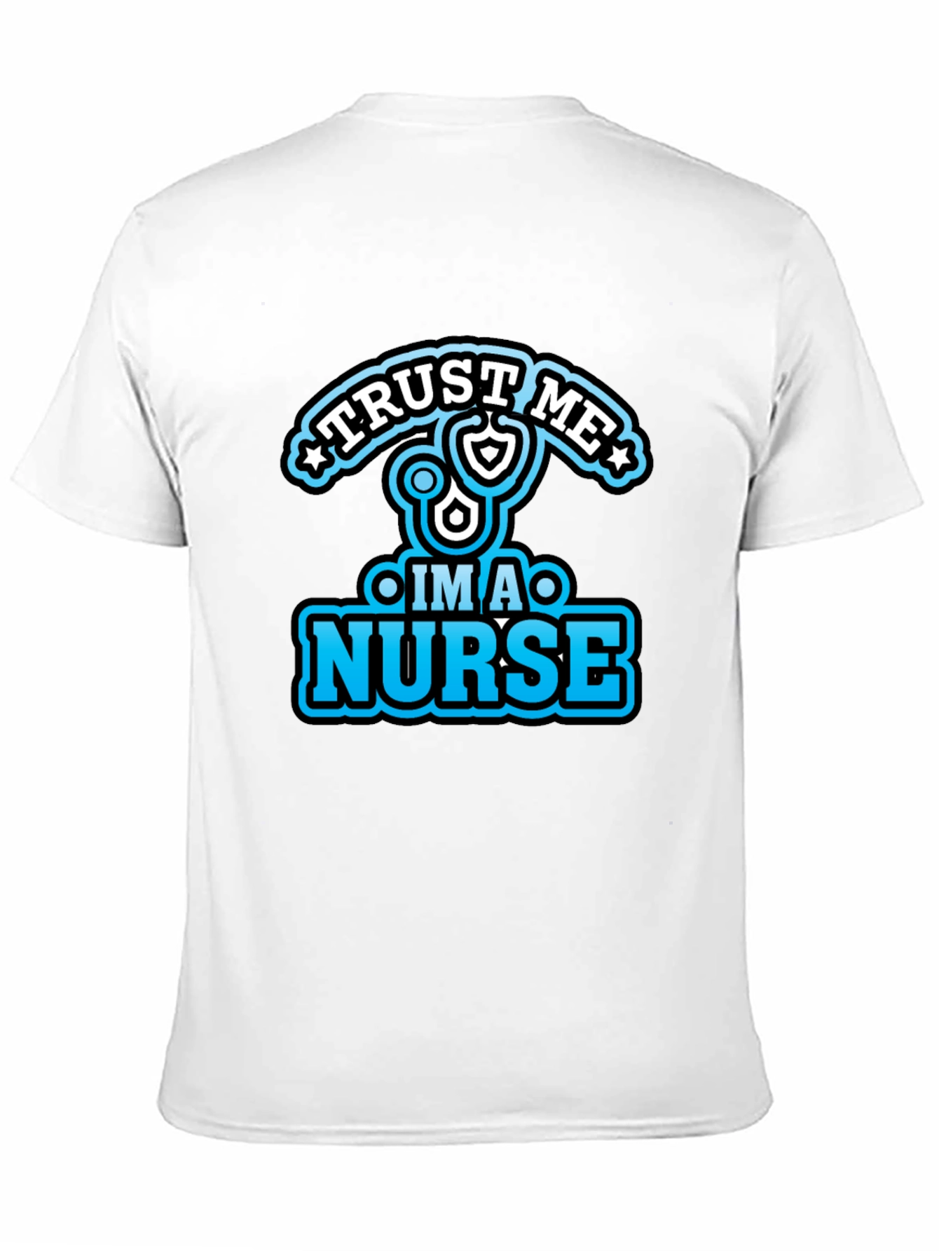 Trust Me Im a Nurse Black Graphic Tee