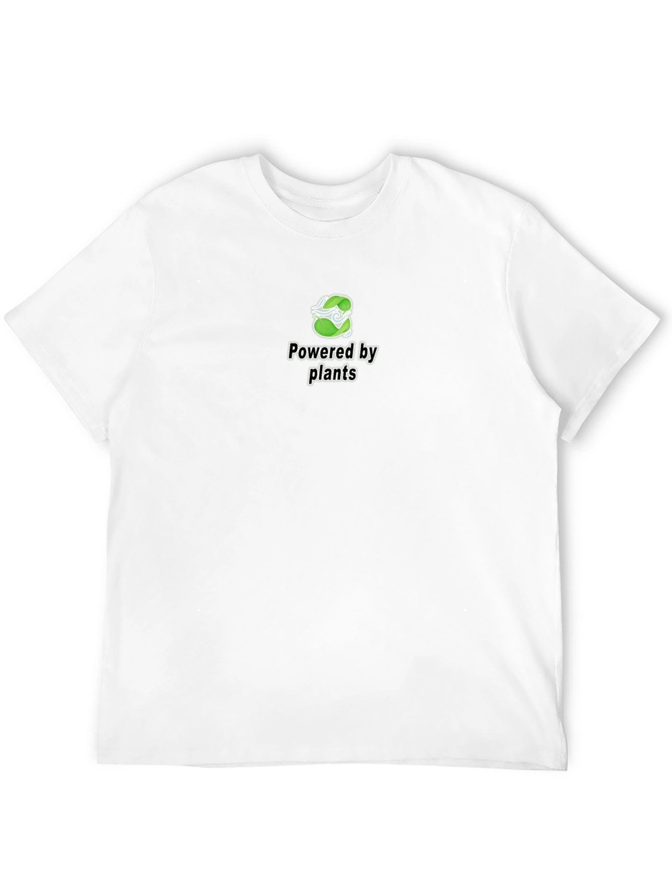 Powered by Plants Tee - Eco-Friendly Vegan Shirt