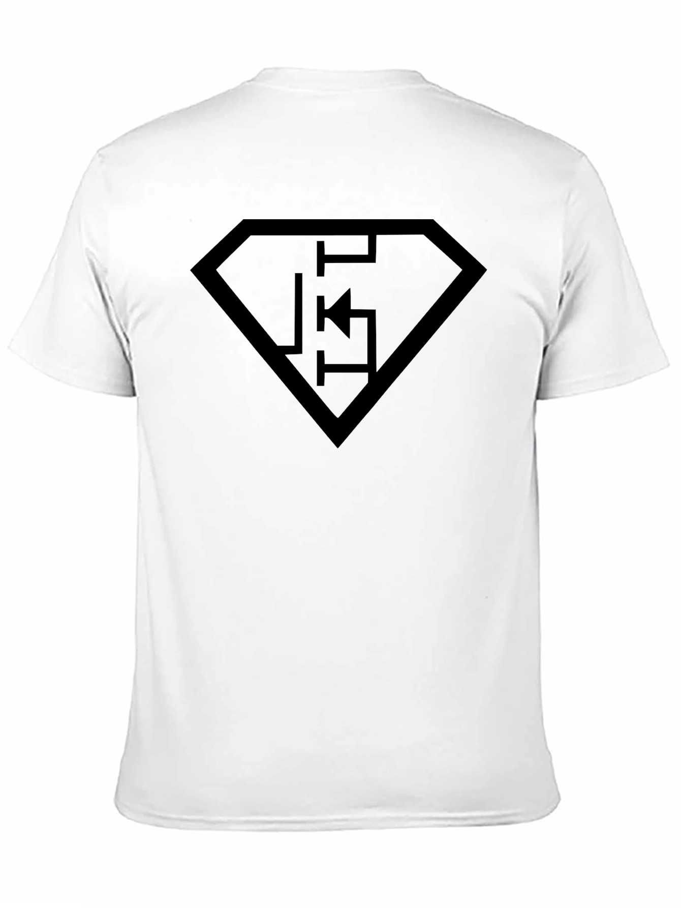 Diamond Logo Black T-Shirt - Modern Design