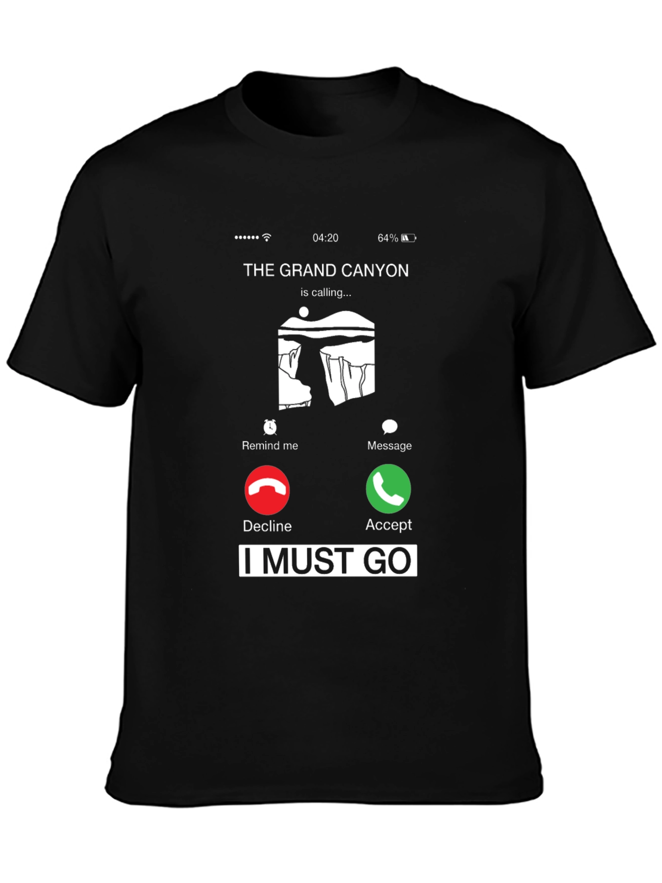 Grand Canyon Calling T-Shirt - Must Go Adventure Tee